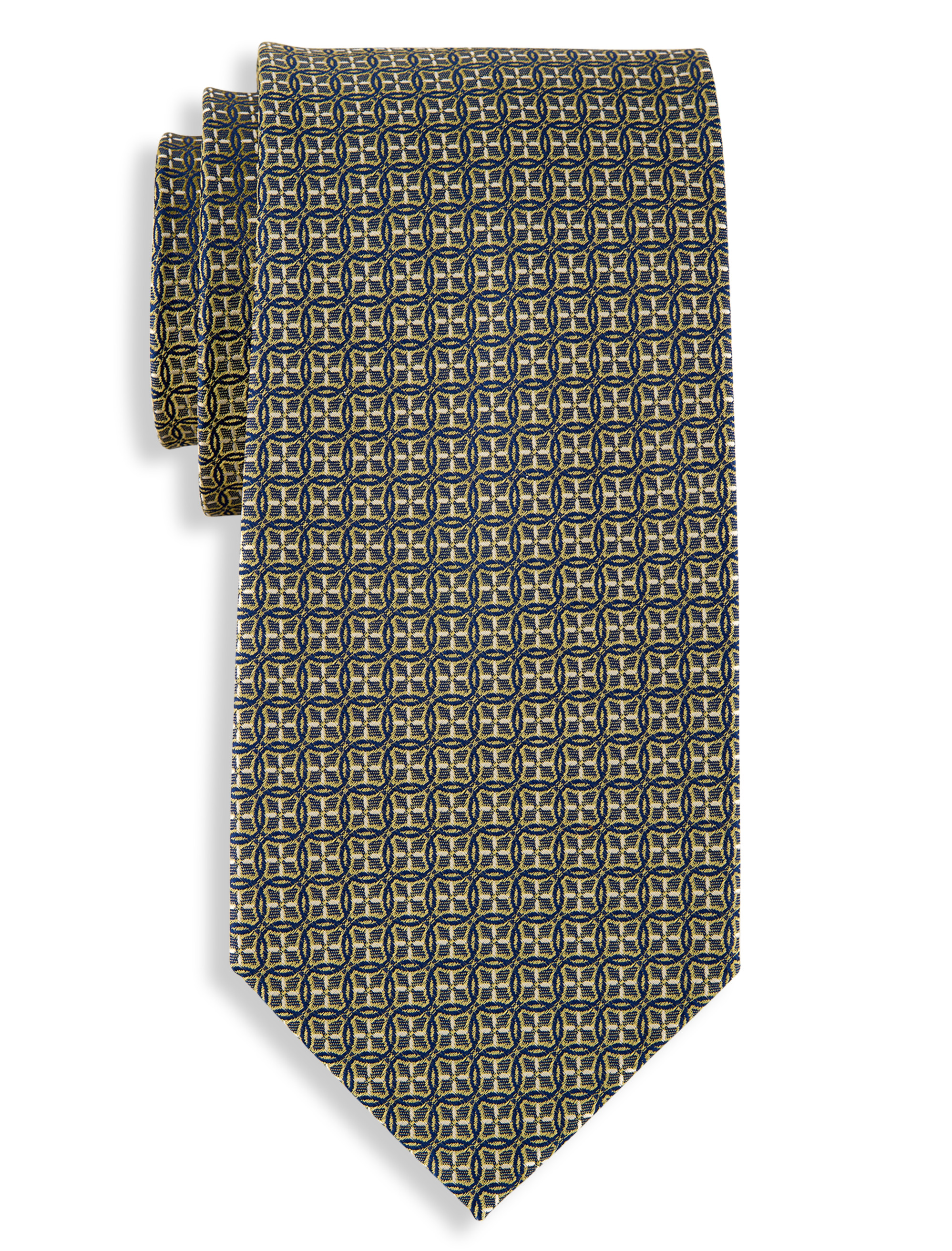 Interlocking Geometric Tie