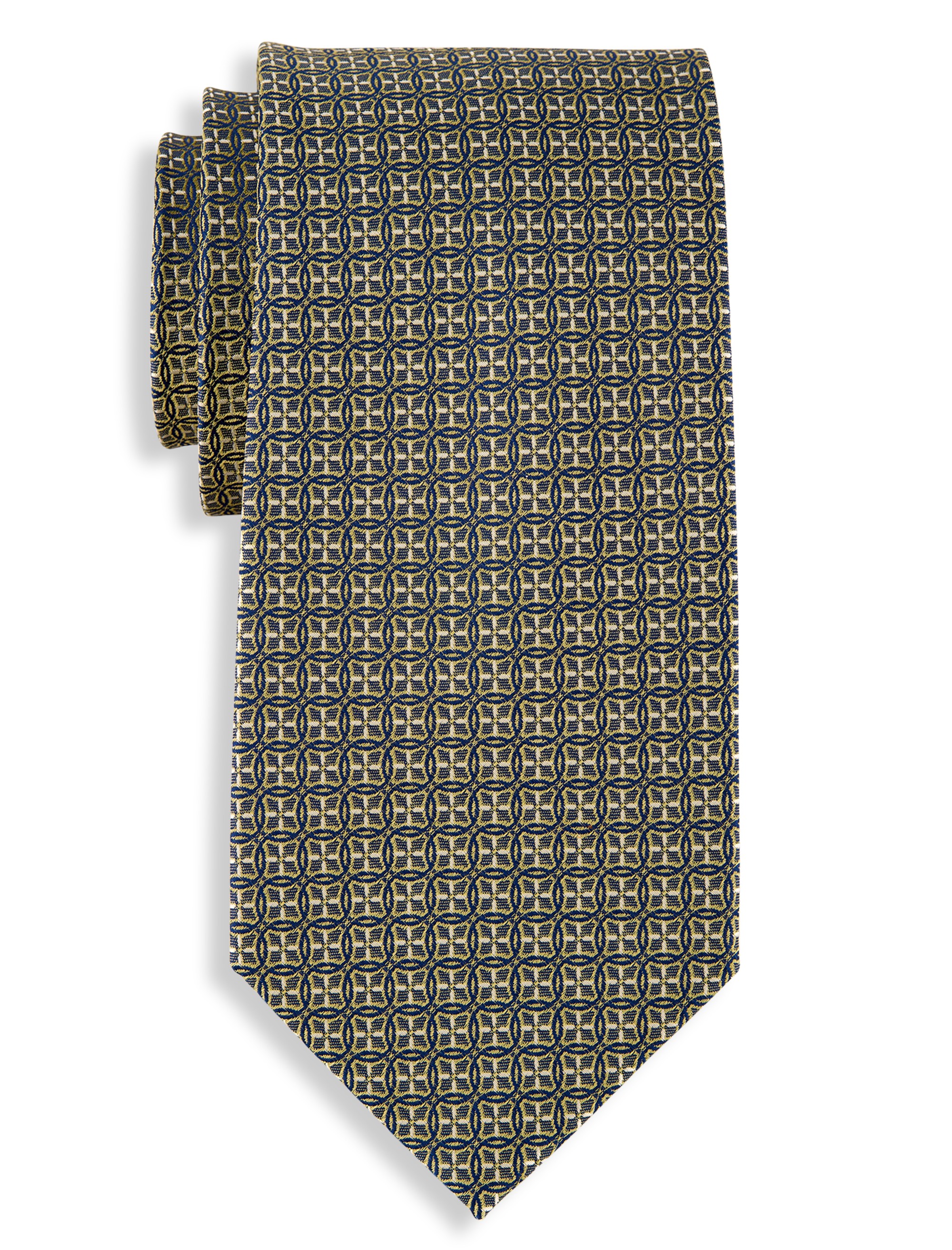 Interlocking Geometric Tie