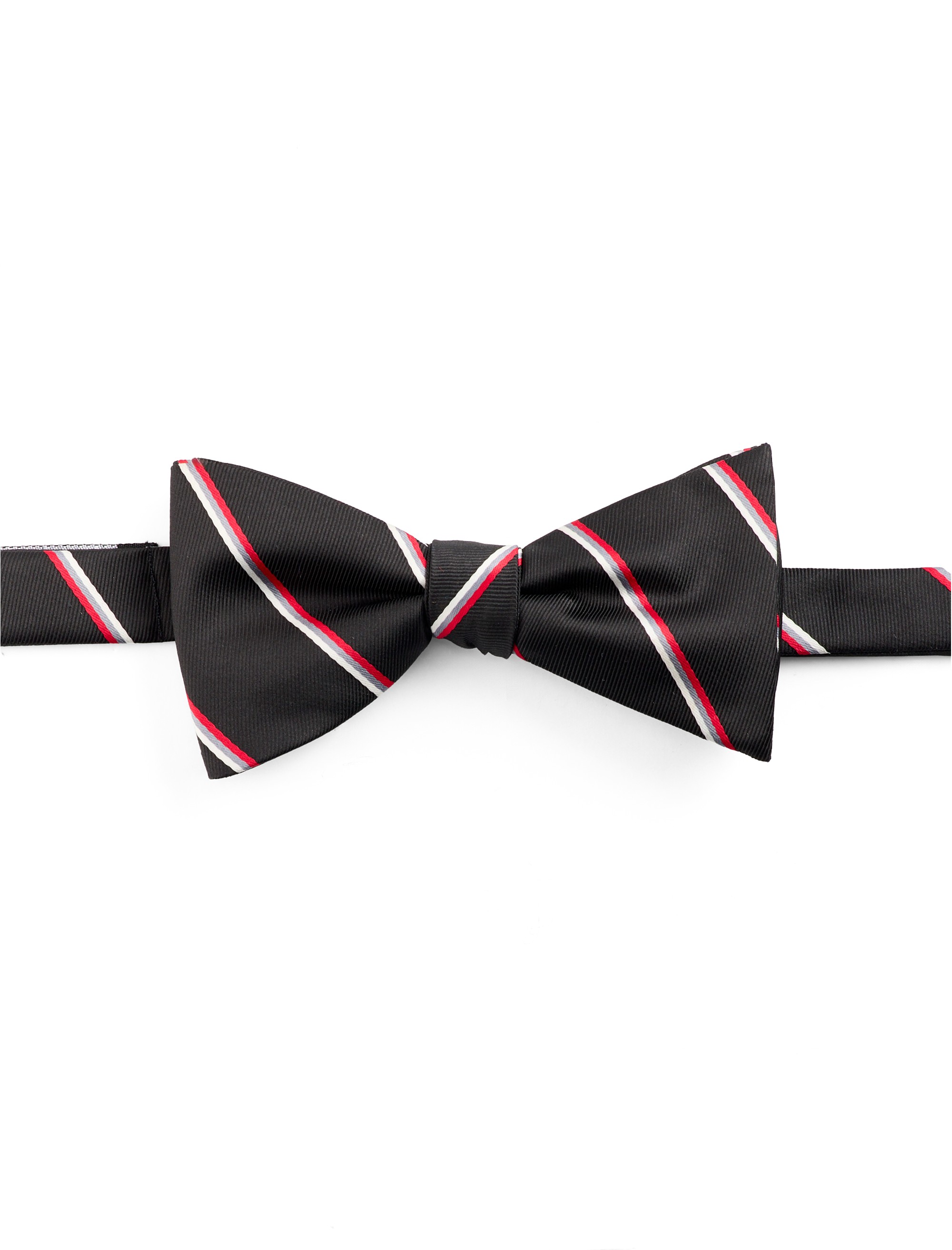 Traditional Striped Bow Tie - thumbnail 3