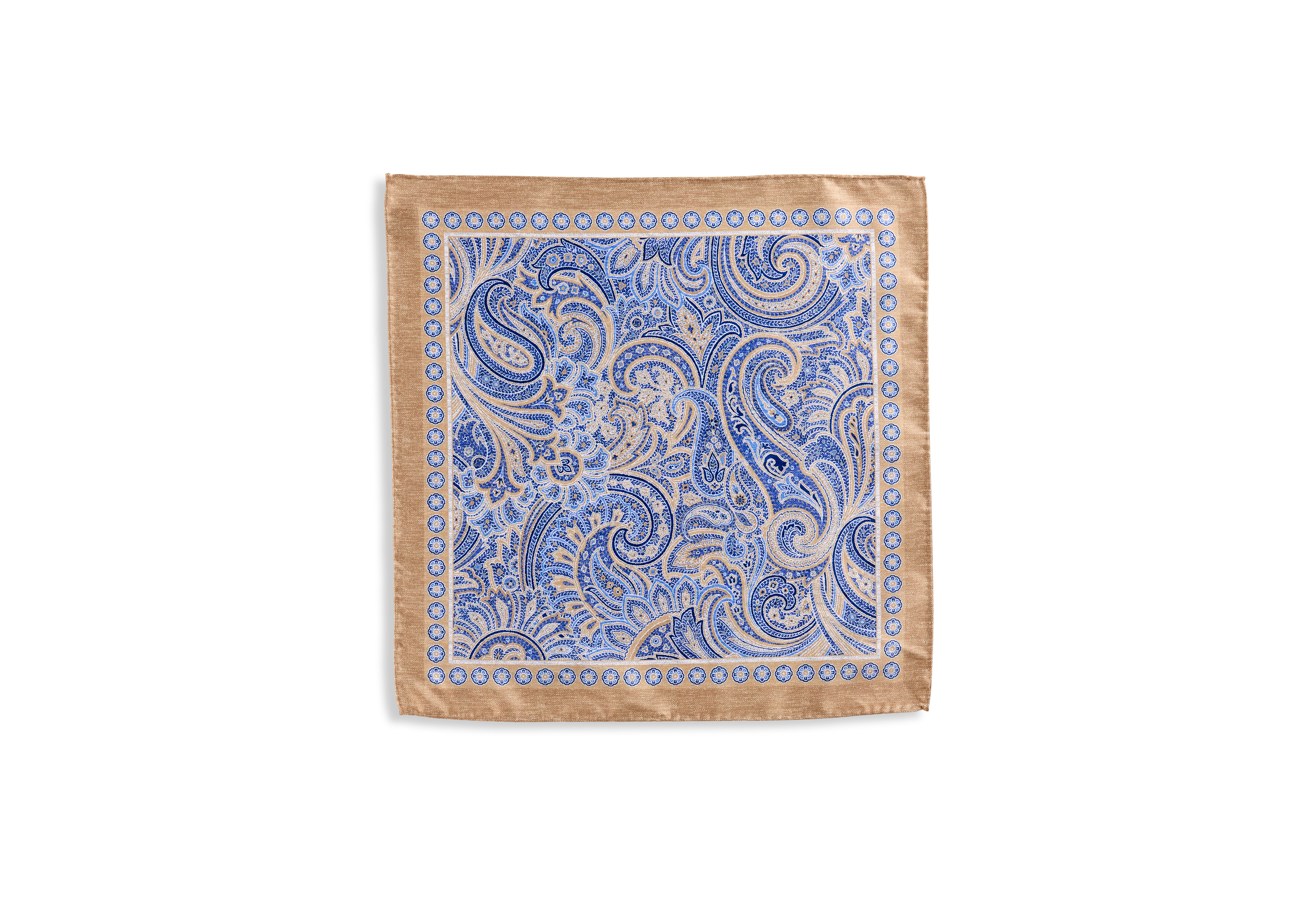 Tonal Paisley Pocket Square