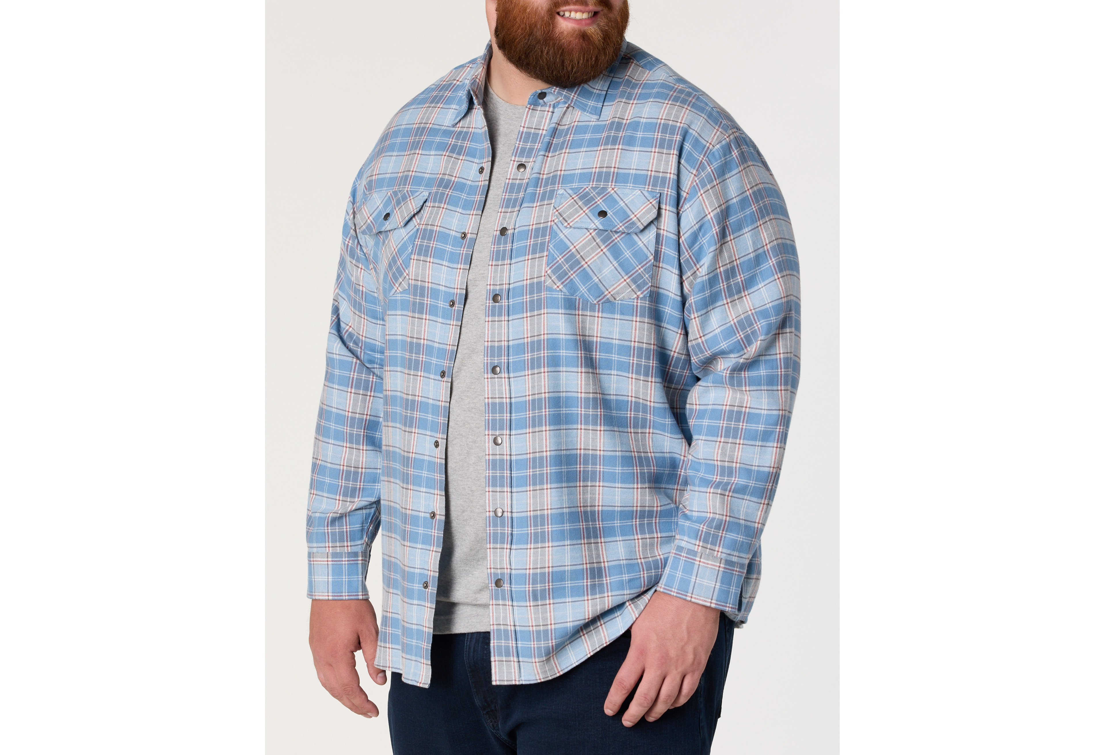 Medium Plaid Flannel Sport Shirt