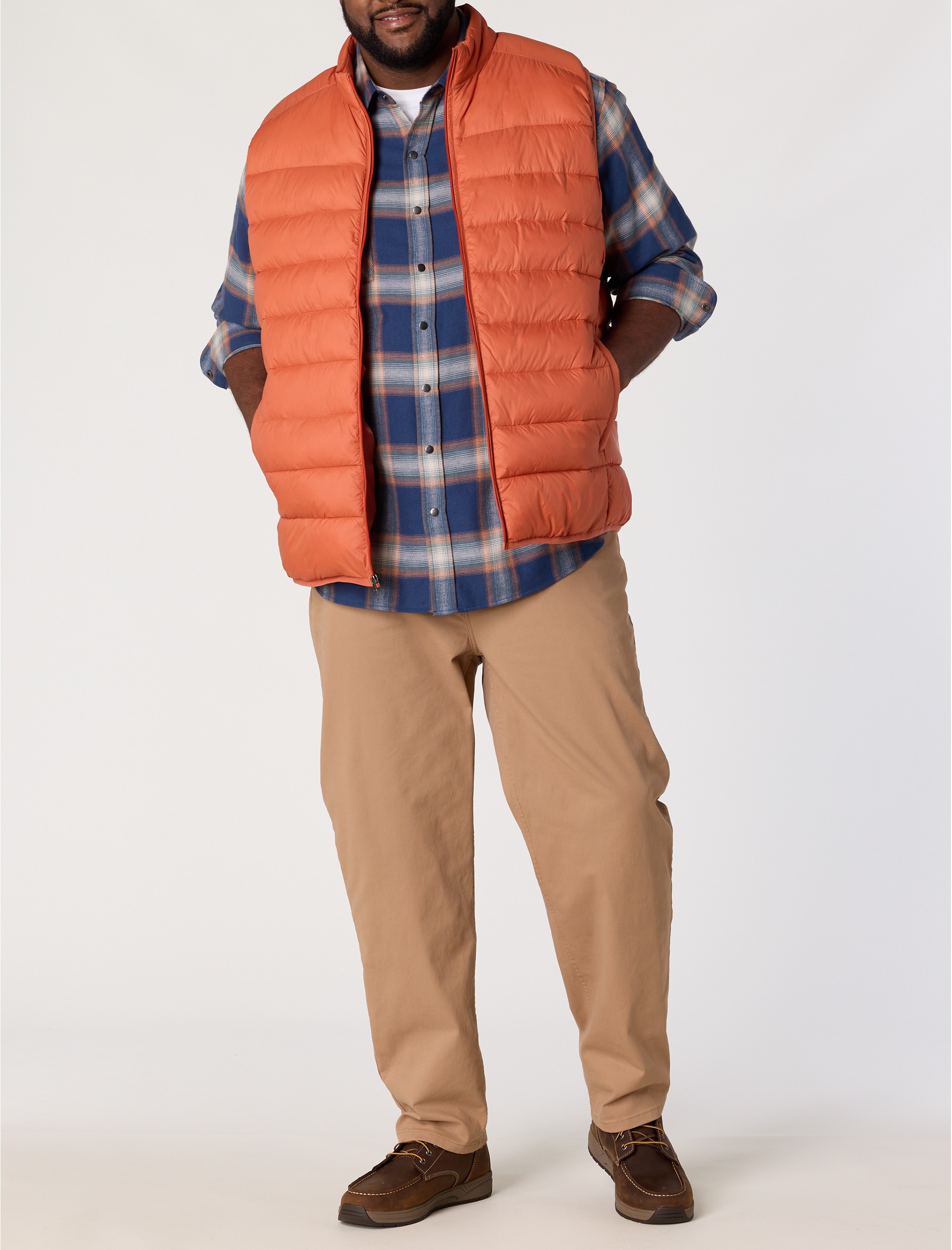 Large Plaid Flannel Sport Shirt - thumbnail 2