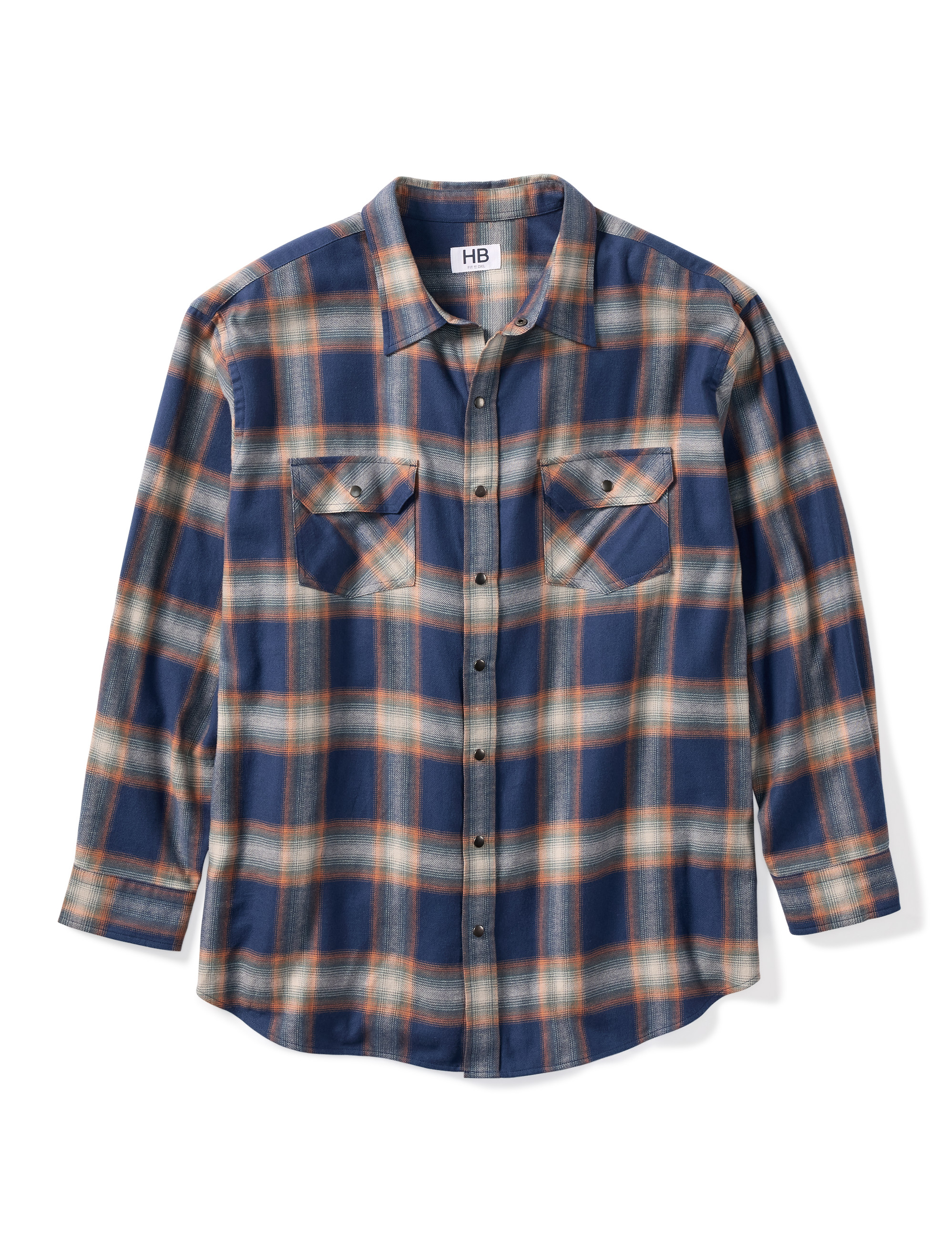 Plaid Flannel Sport Shirt