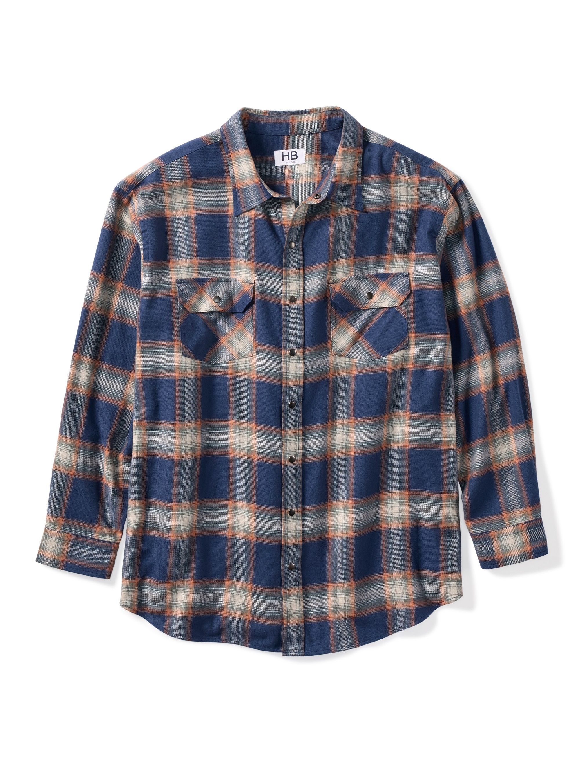 Large Plaid Flannel Sport Shirt - thumbnail 5