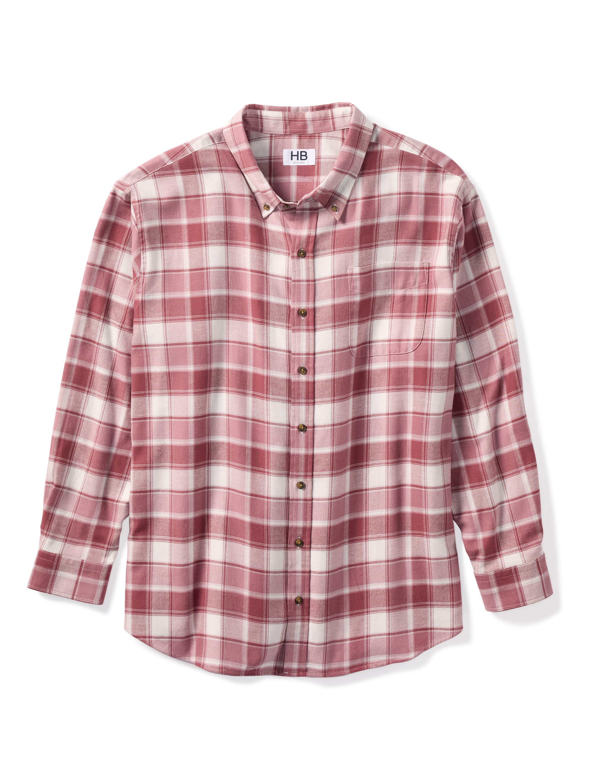 Medium Plaid Flannel Sport Shirt
