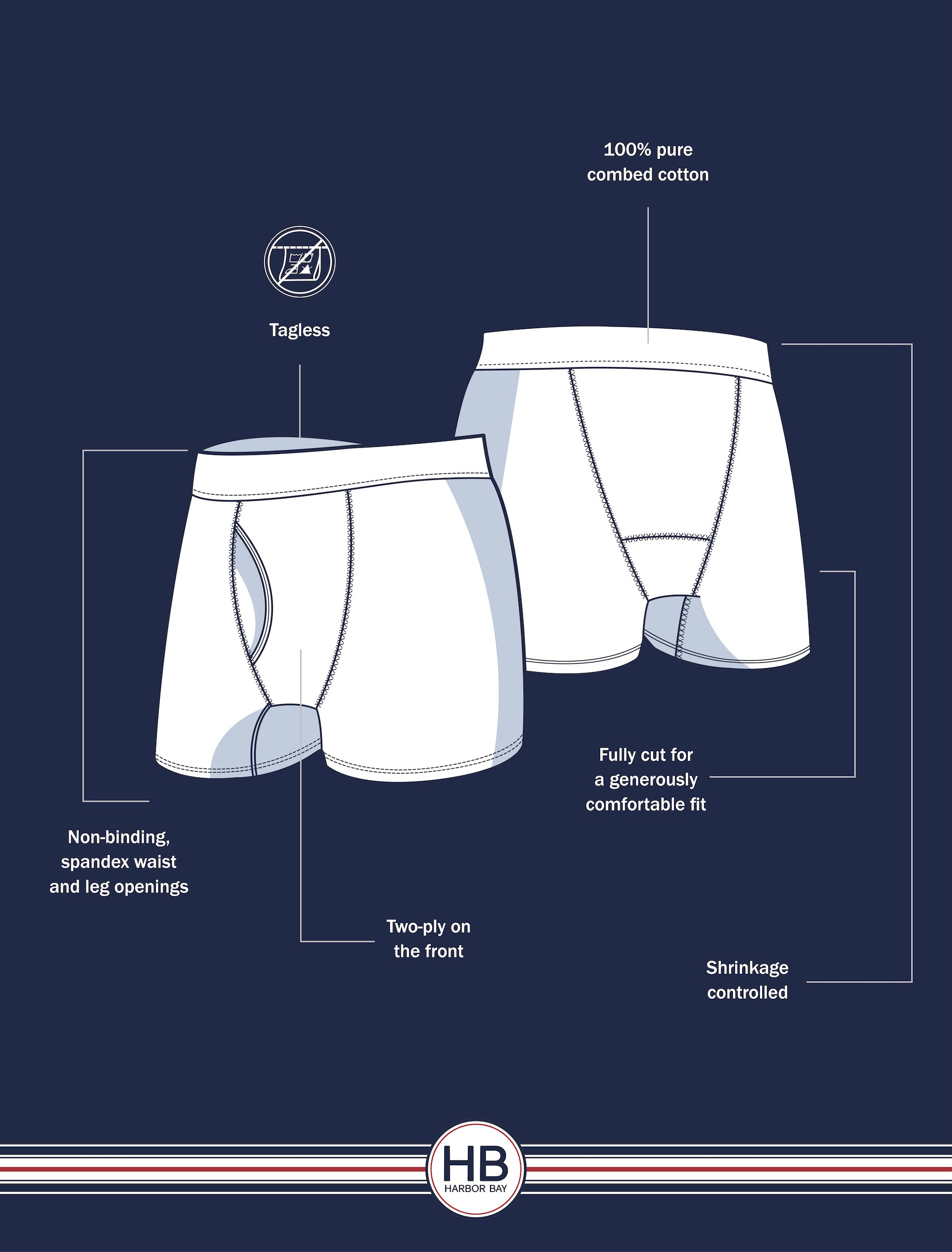 3-pk 4 Inch Boxer Briefs
