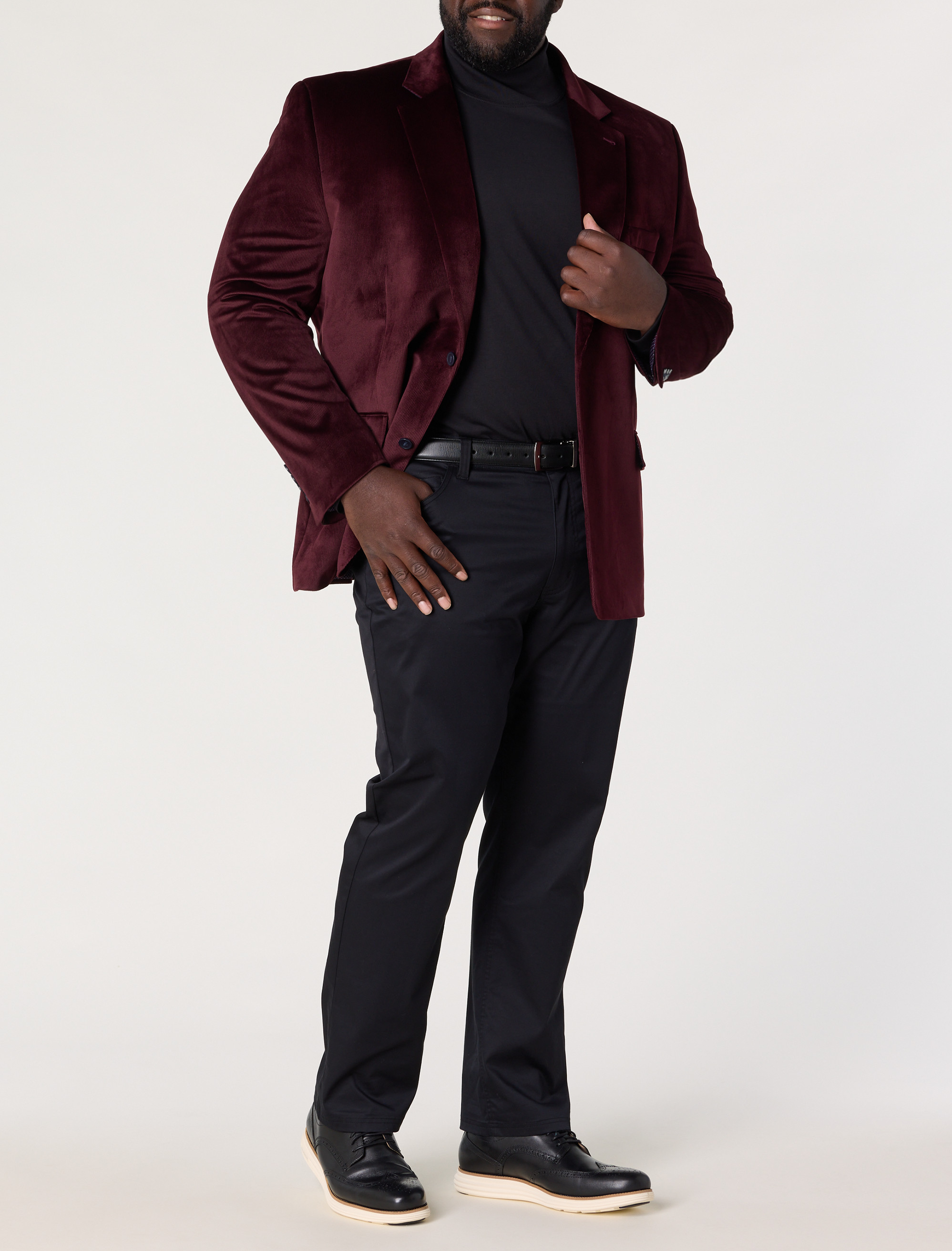 Small Wale Jacket-Relaxer Velvet Sport Coat
