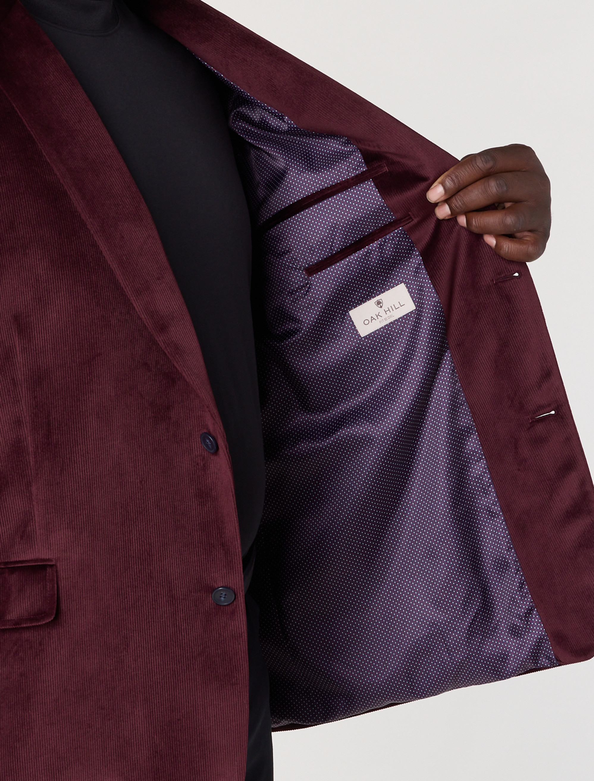 Small Wale Jacket-Relaxer Velvet Sport Coat