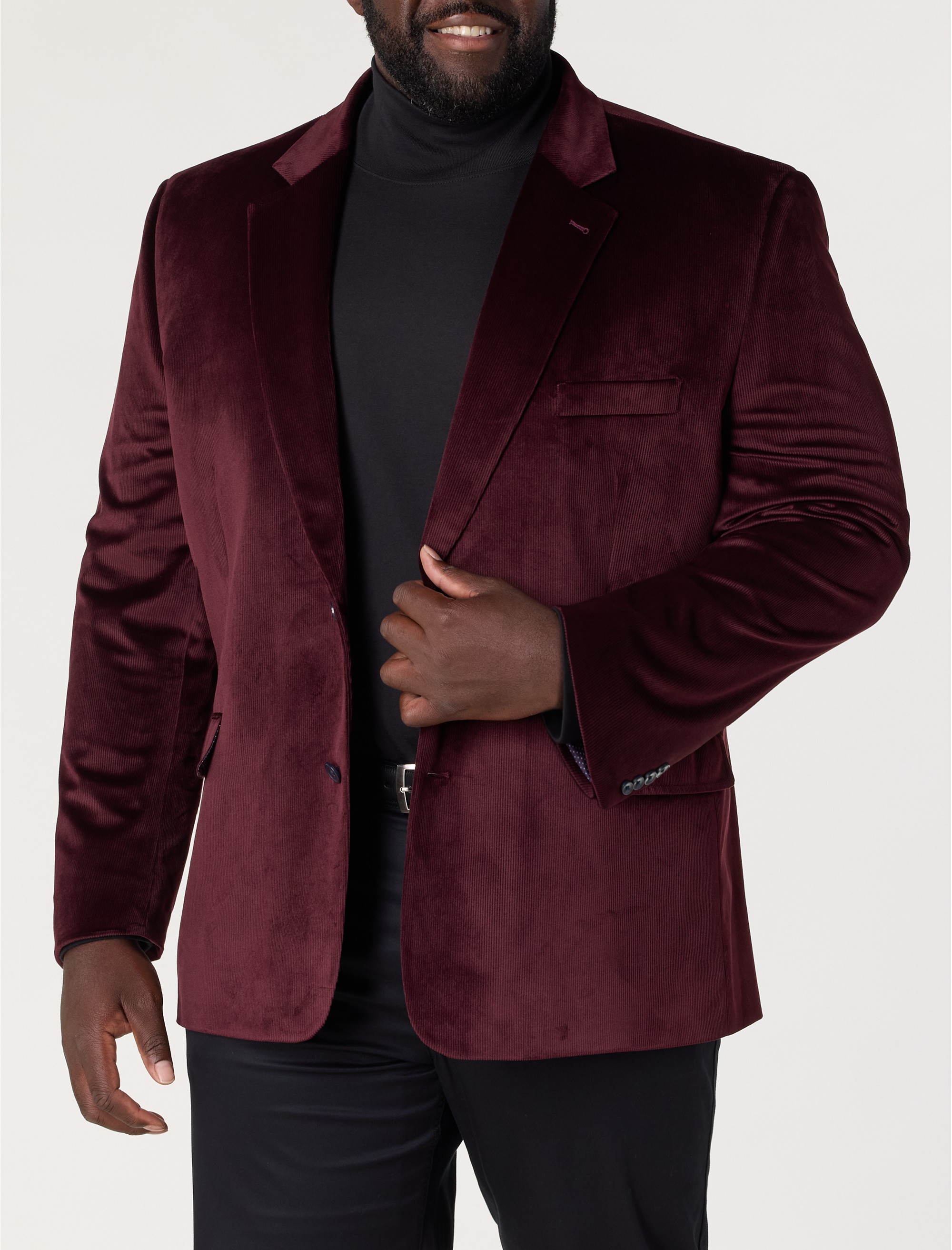 Small Wale Jacket-Relaxer Velvet Sport Coat