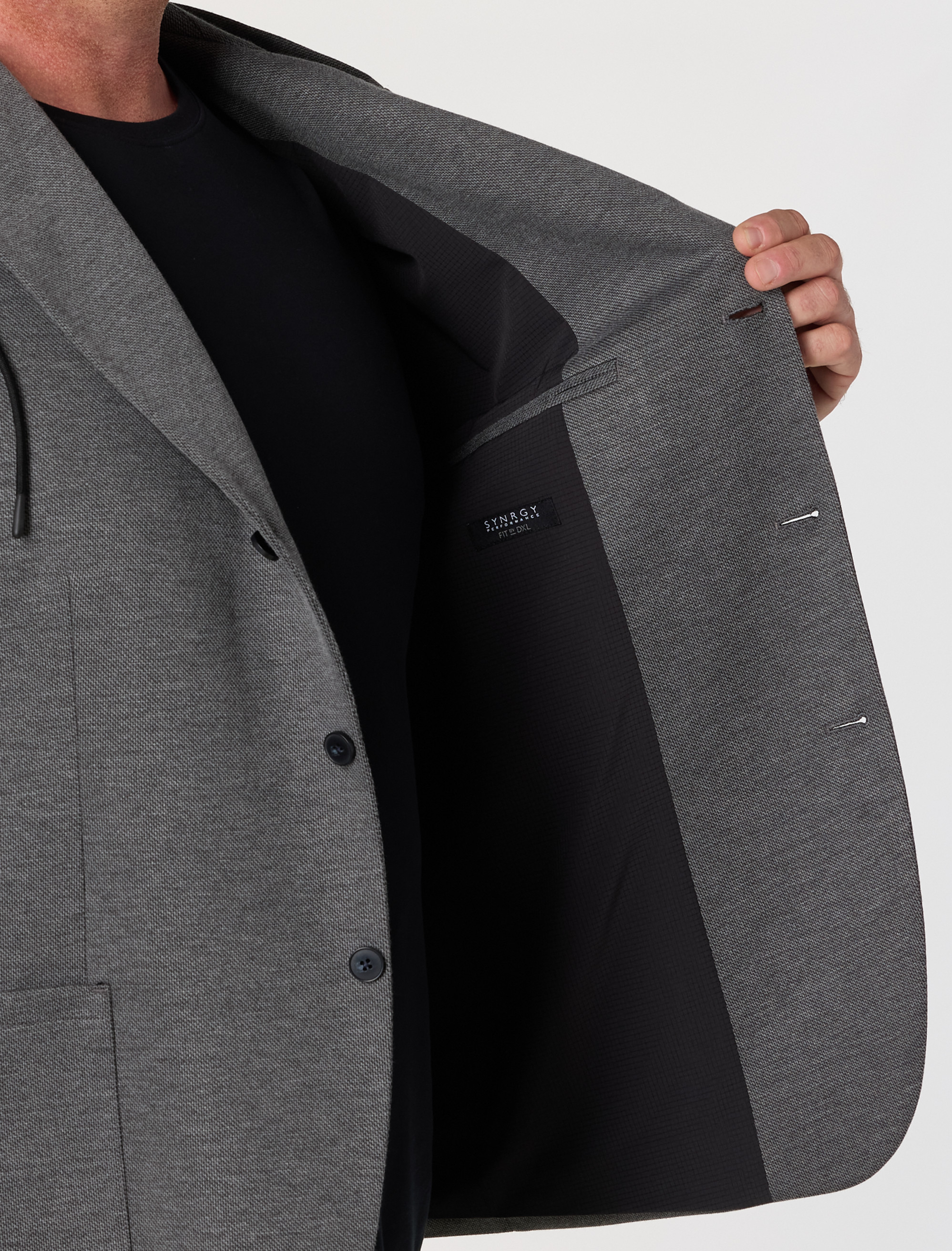 Hooded Jacket-Relaxer Sport Coat