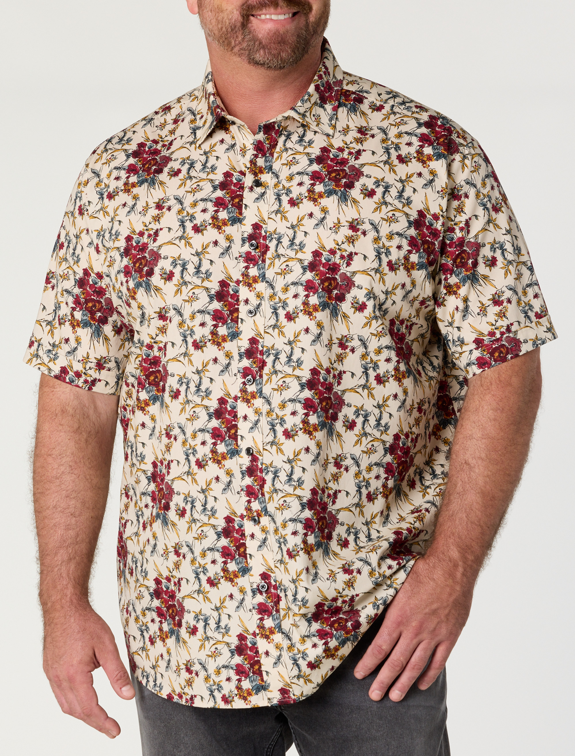 Multi Floral Sport Shirt