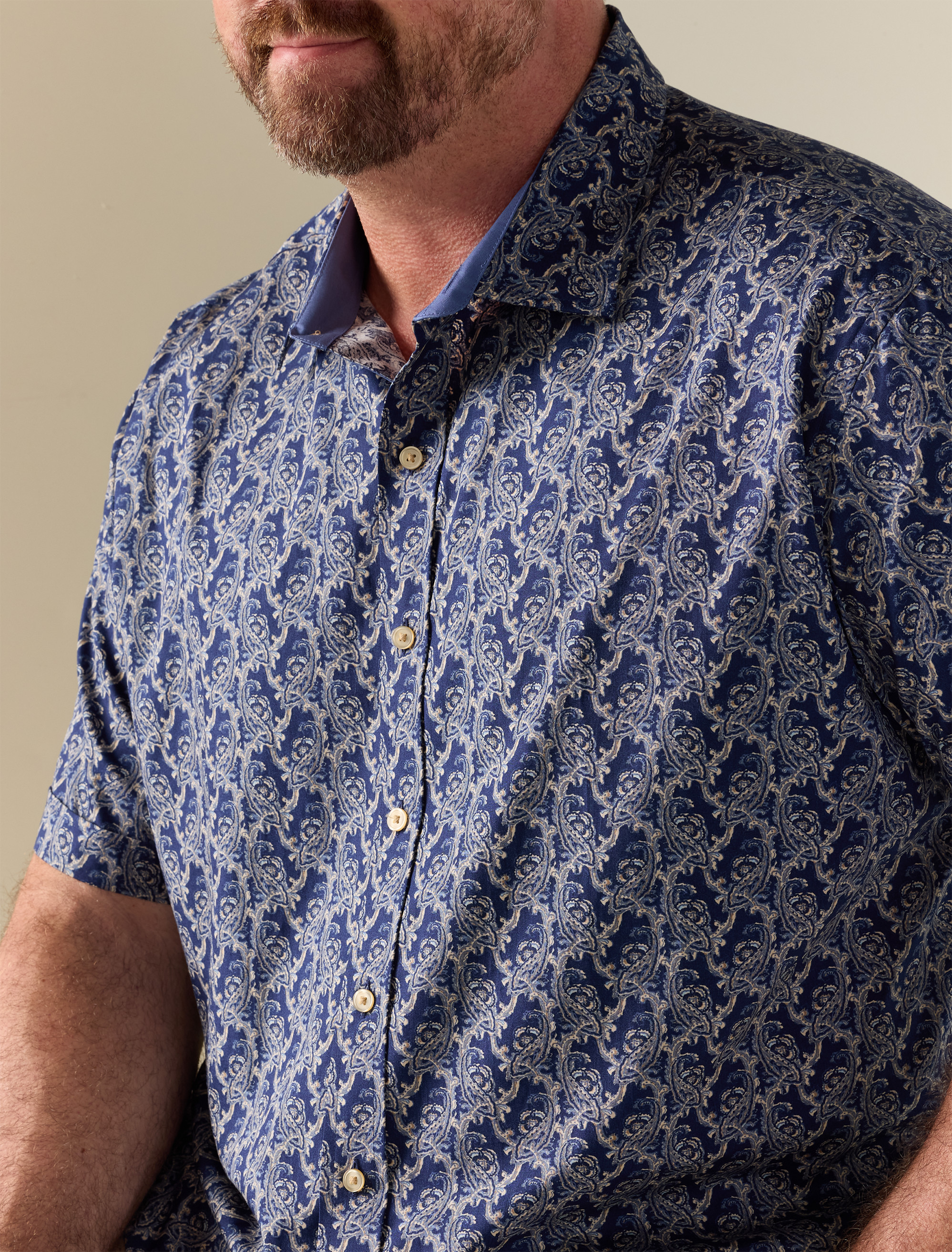 Tonal Paisley Sport Shirt