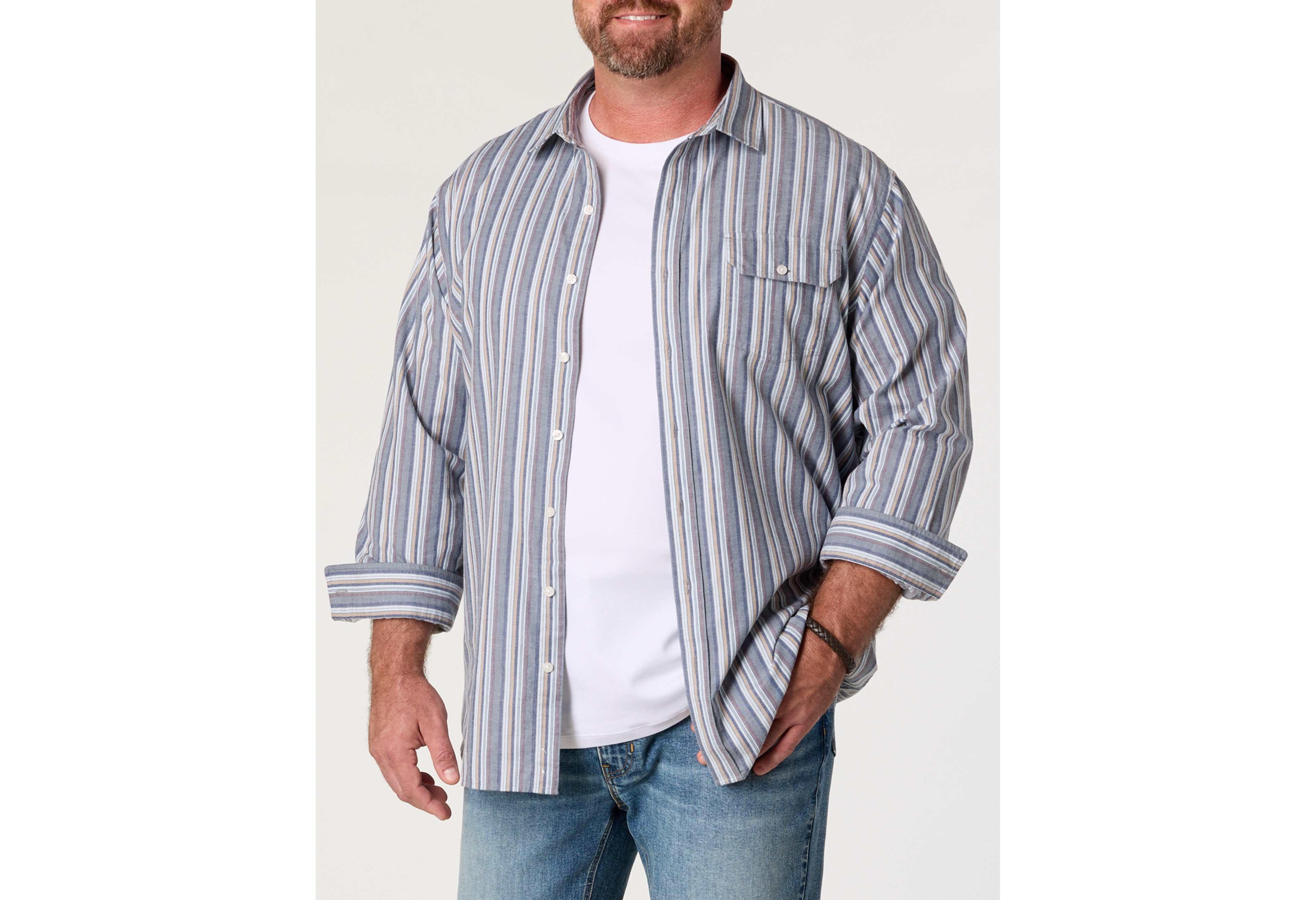 Multi Striped Sport Shirt