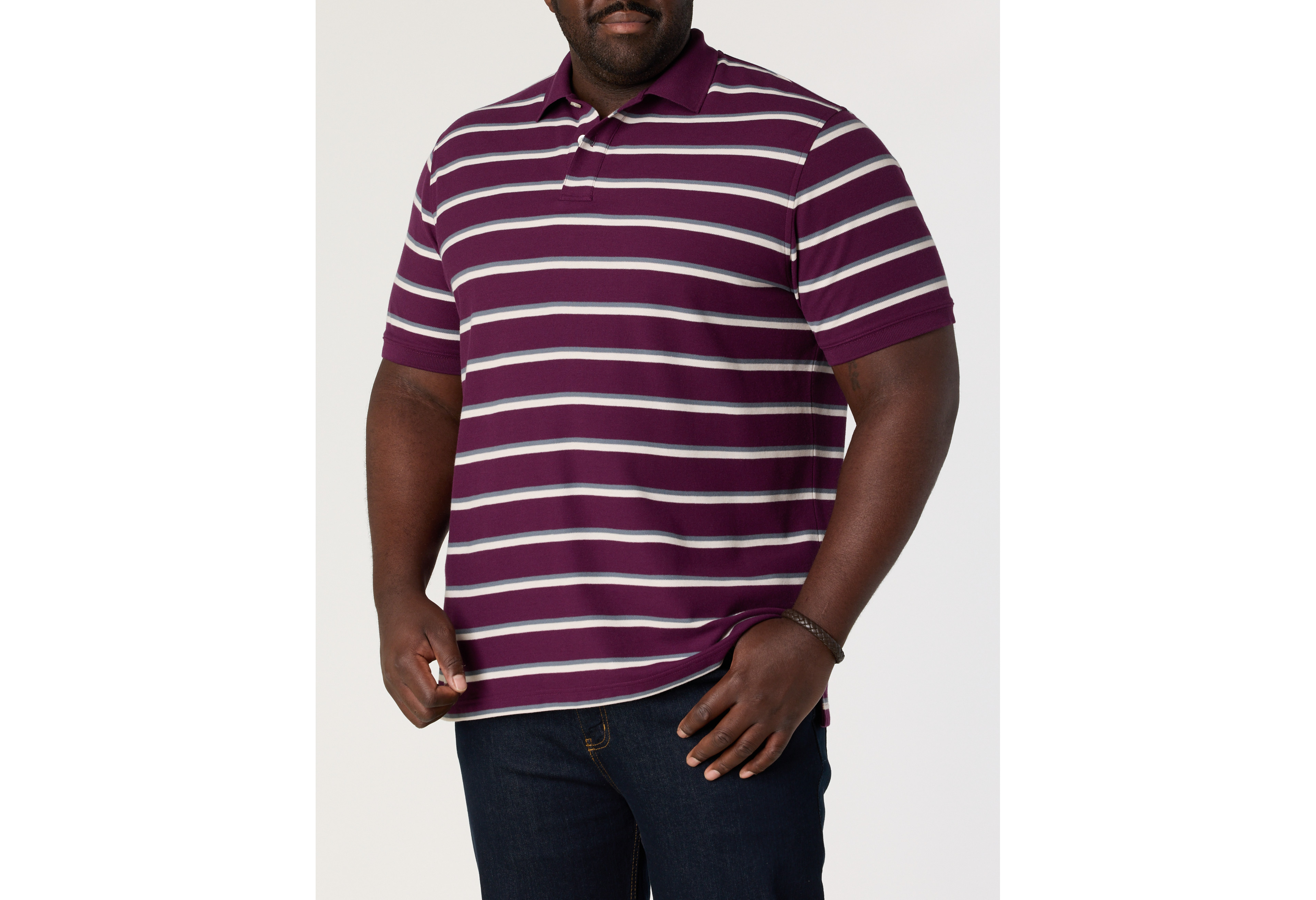 Multi-Stripe Polo Shirt
