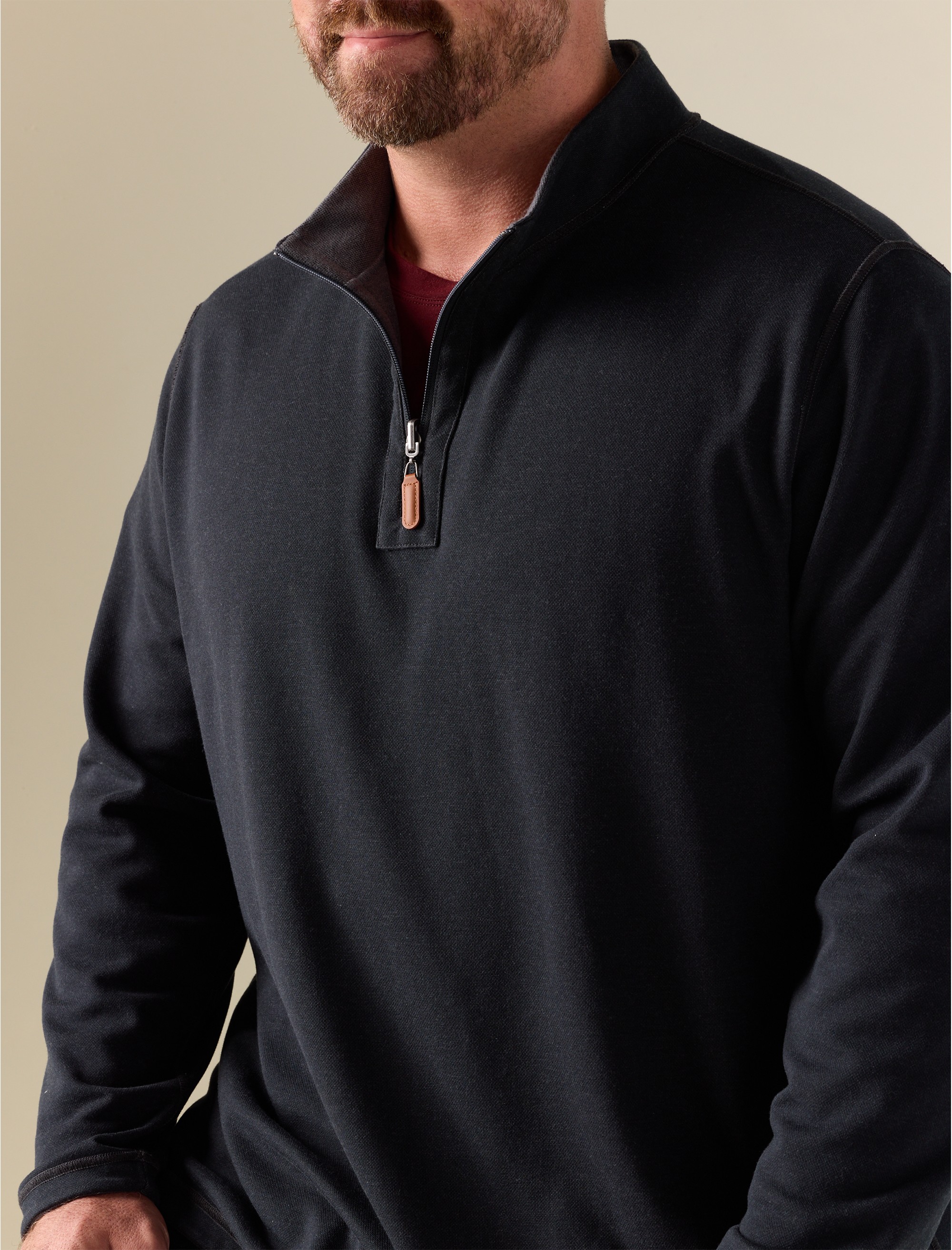 1/4-Zip Tech Reversible Pullover - thumbnail 6