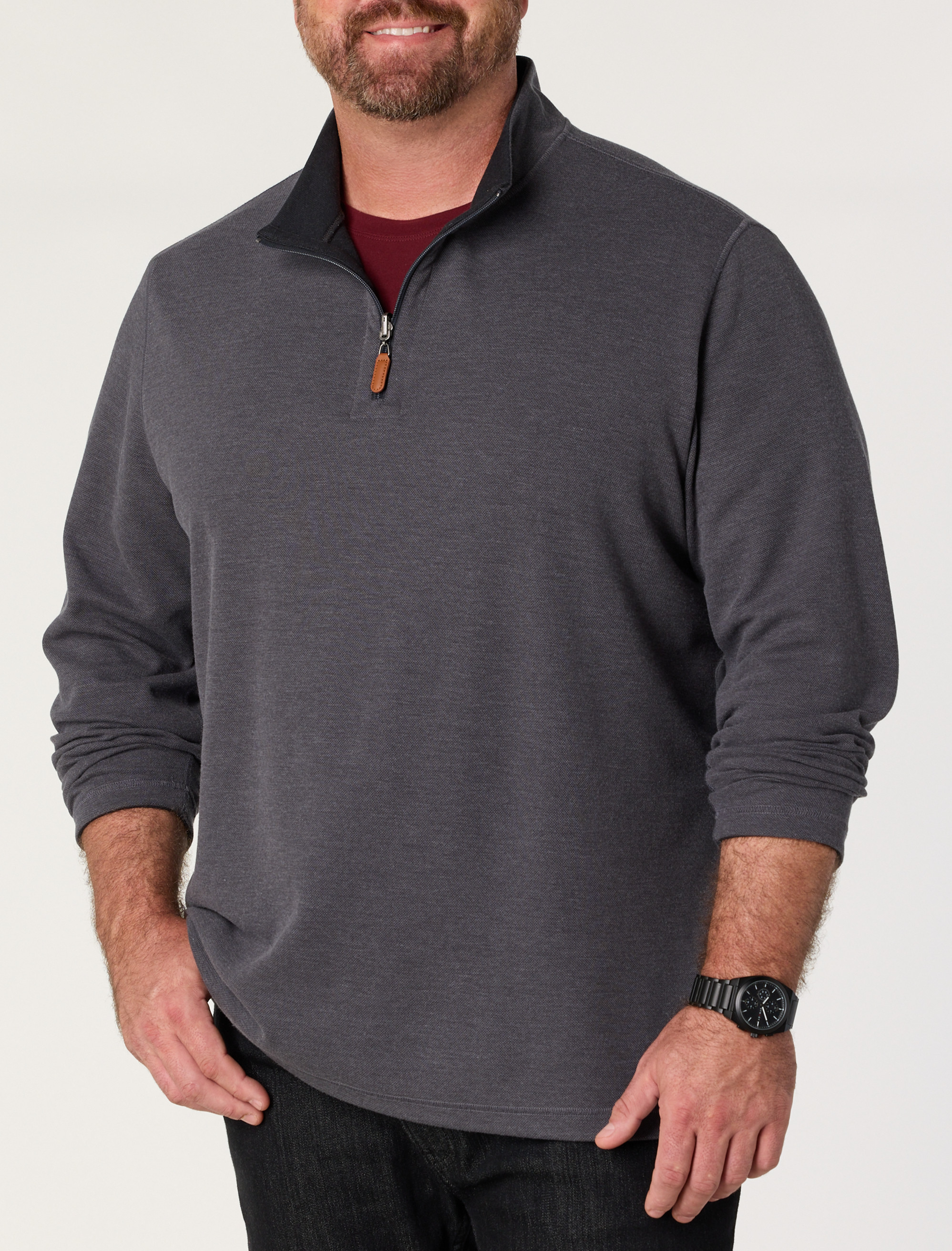 1/4-Zip Tech Reversible Pullover