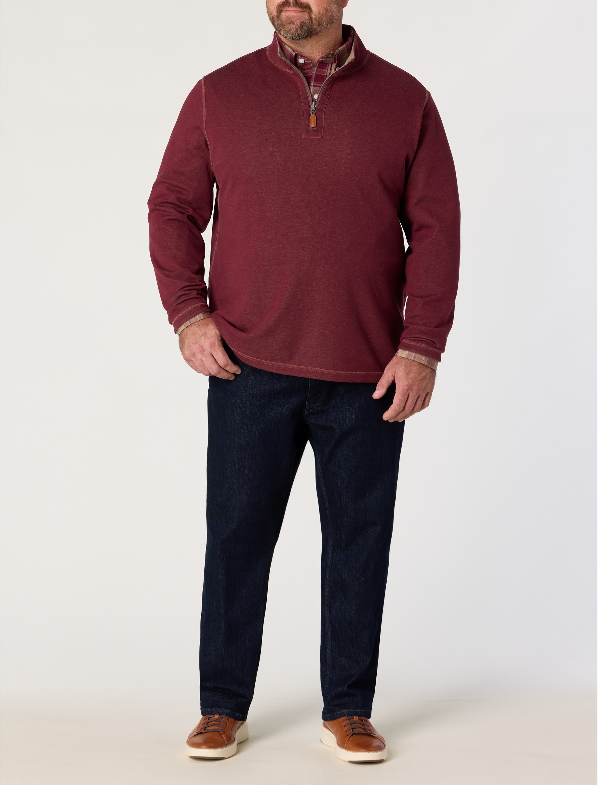 1/4-Zip Tech Reversible Pullover - thumbnail 2