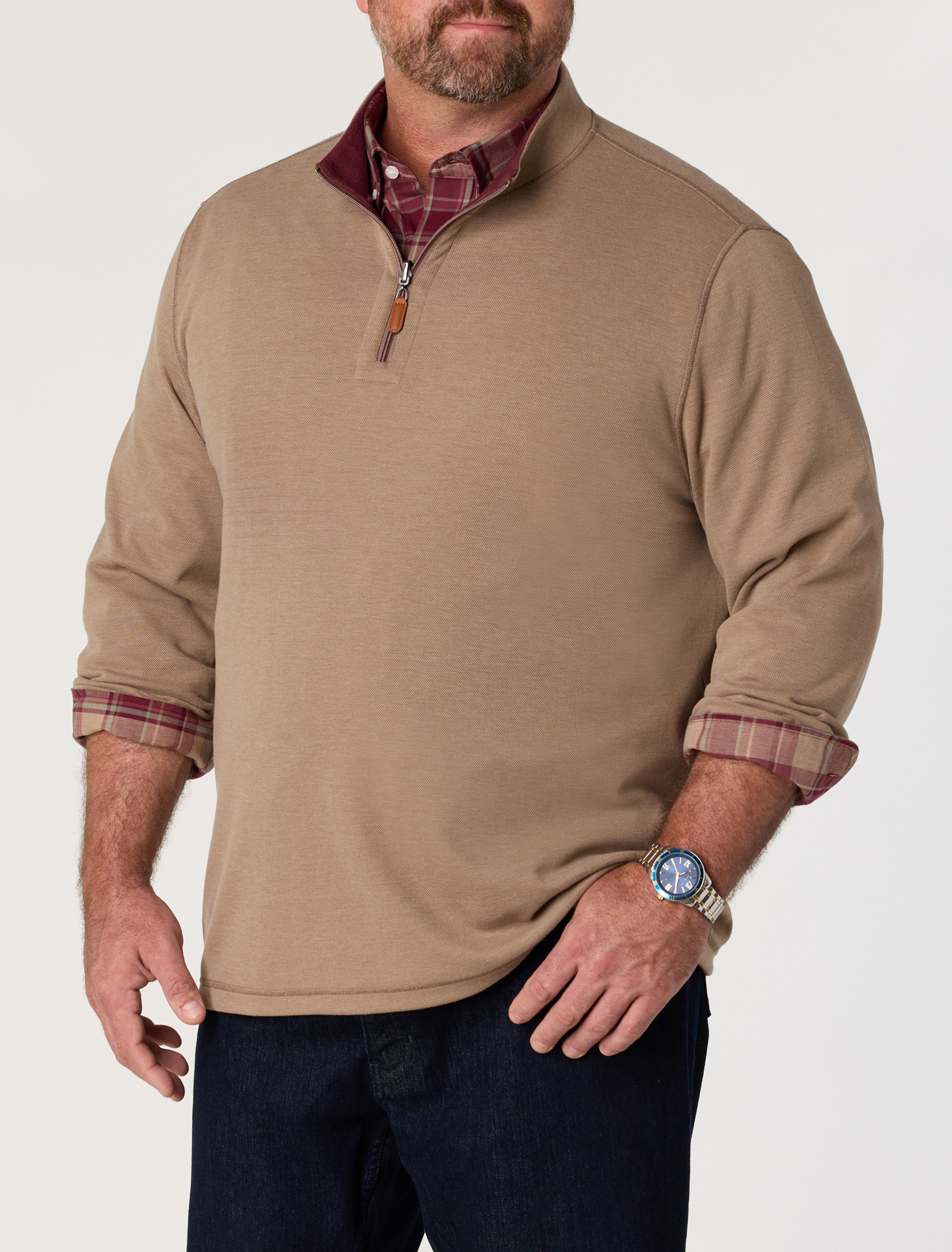 1/4-Zip Tech Reversible Pullover