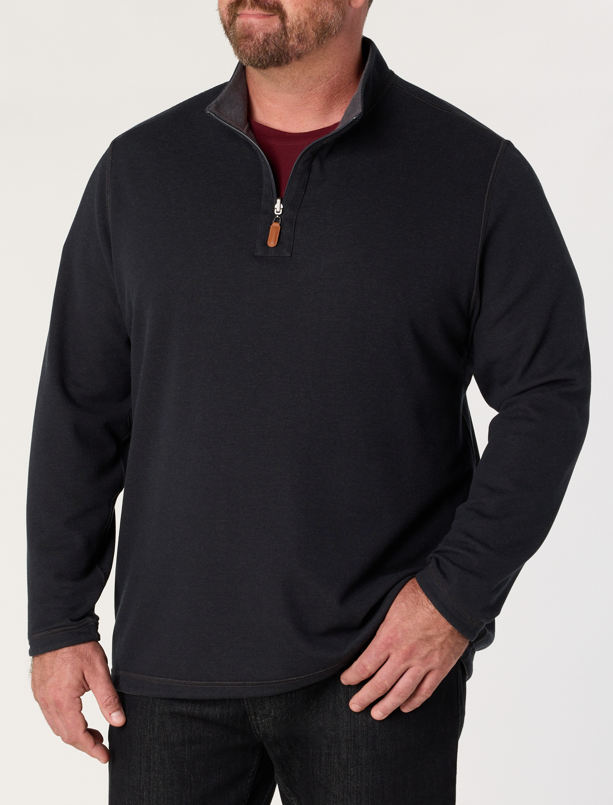 1/4-Zip Tech Reversible Pullover