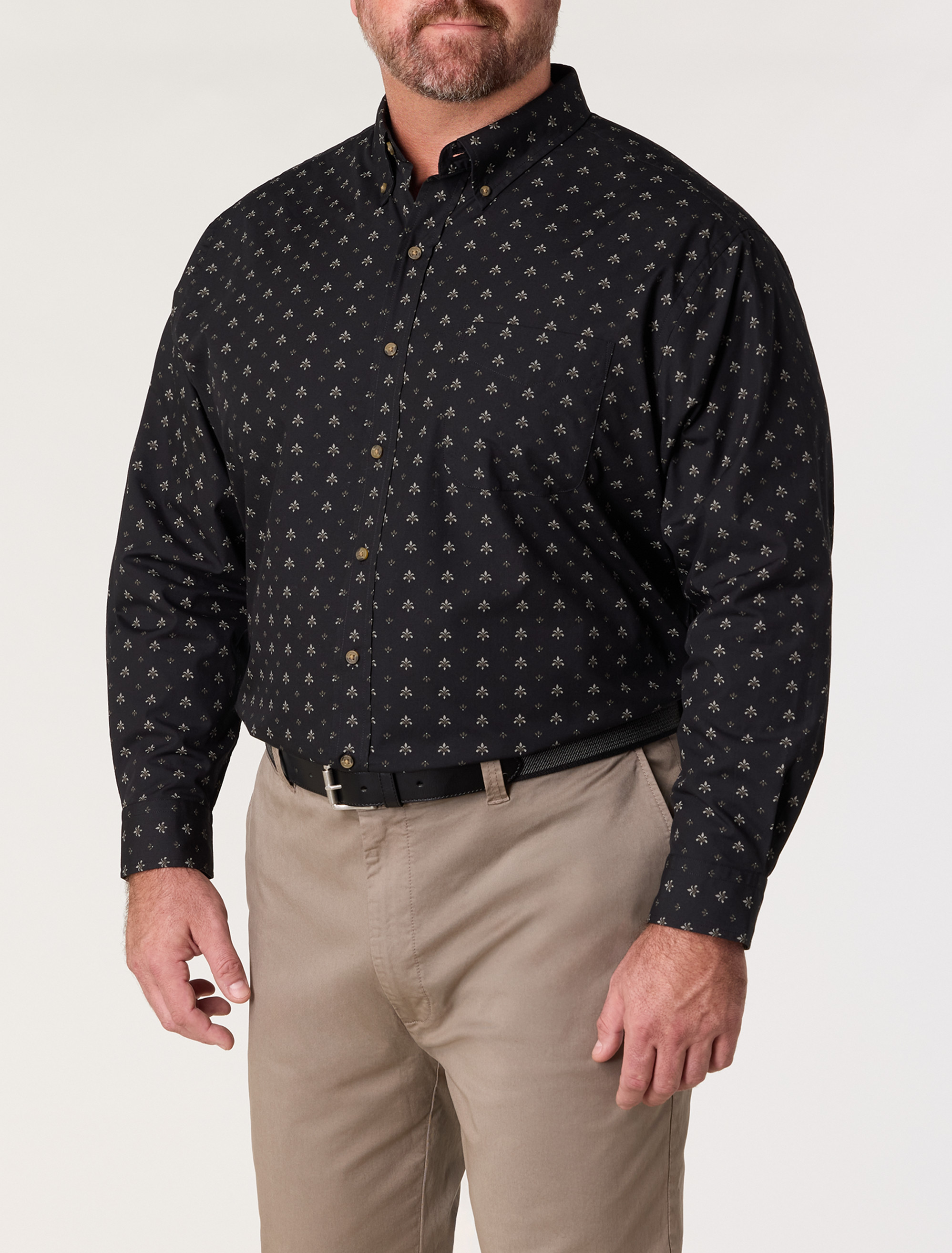 Easy-Care Micro Print Sport Shirt