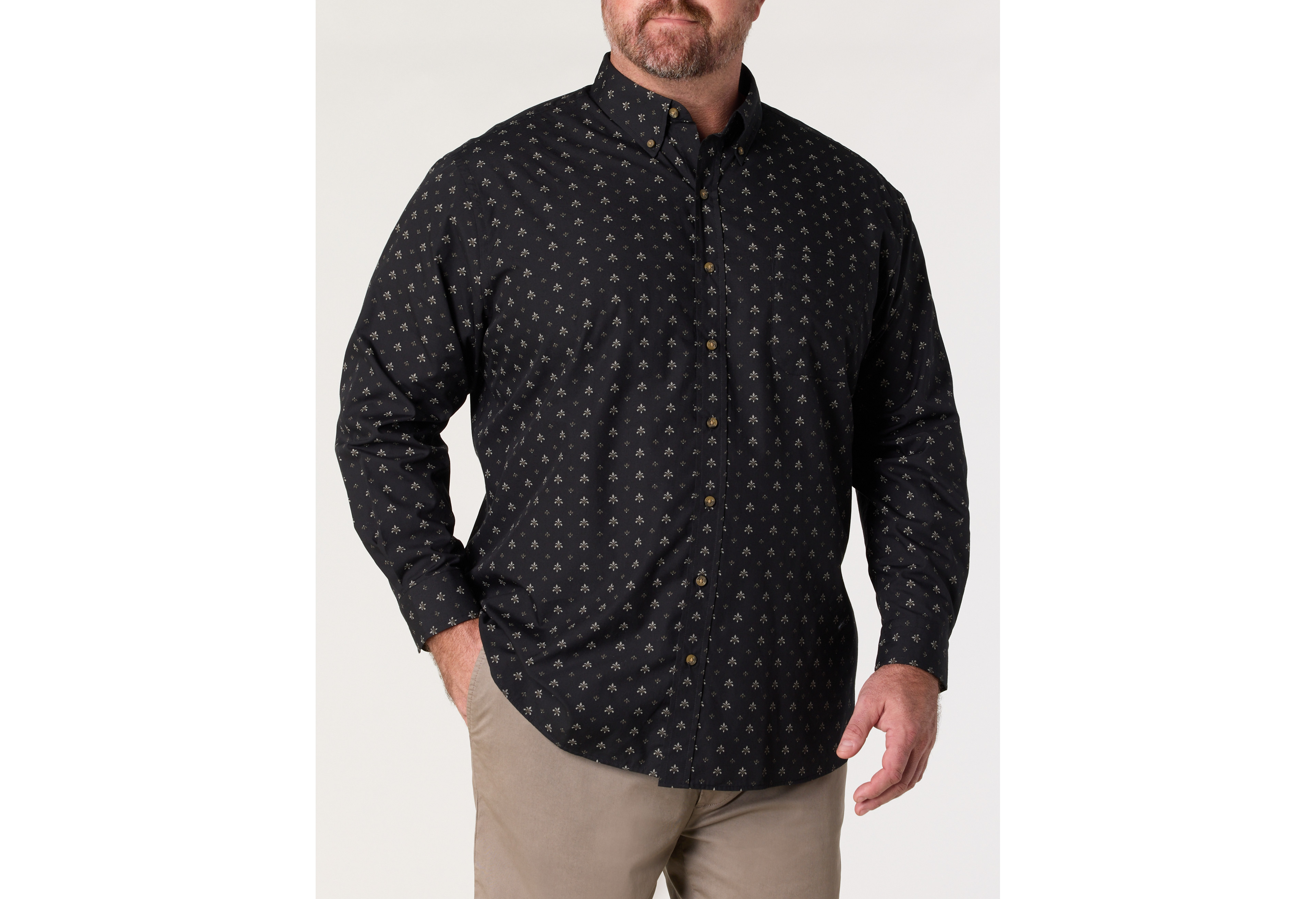 Easy-Care Micro Print Sport Shirt