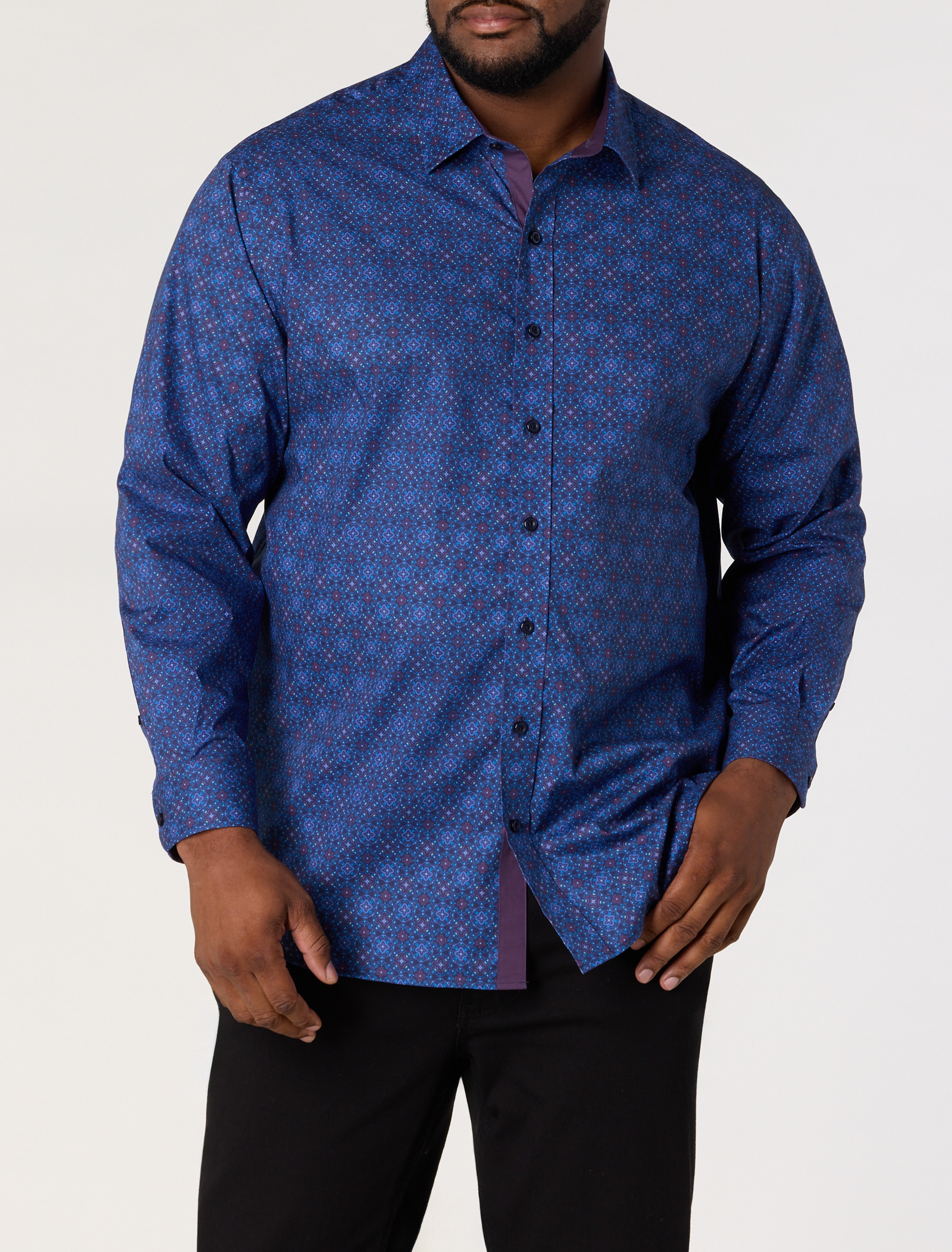 Medallion Print Sport Shirt