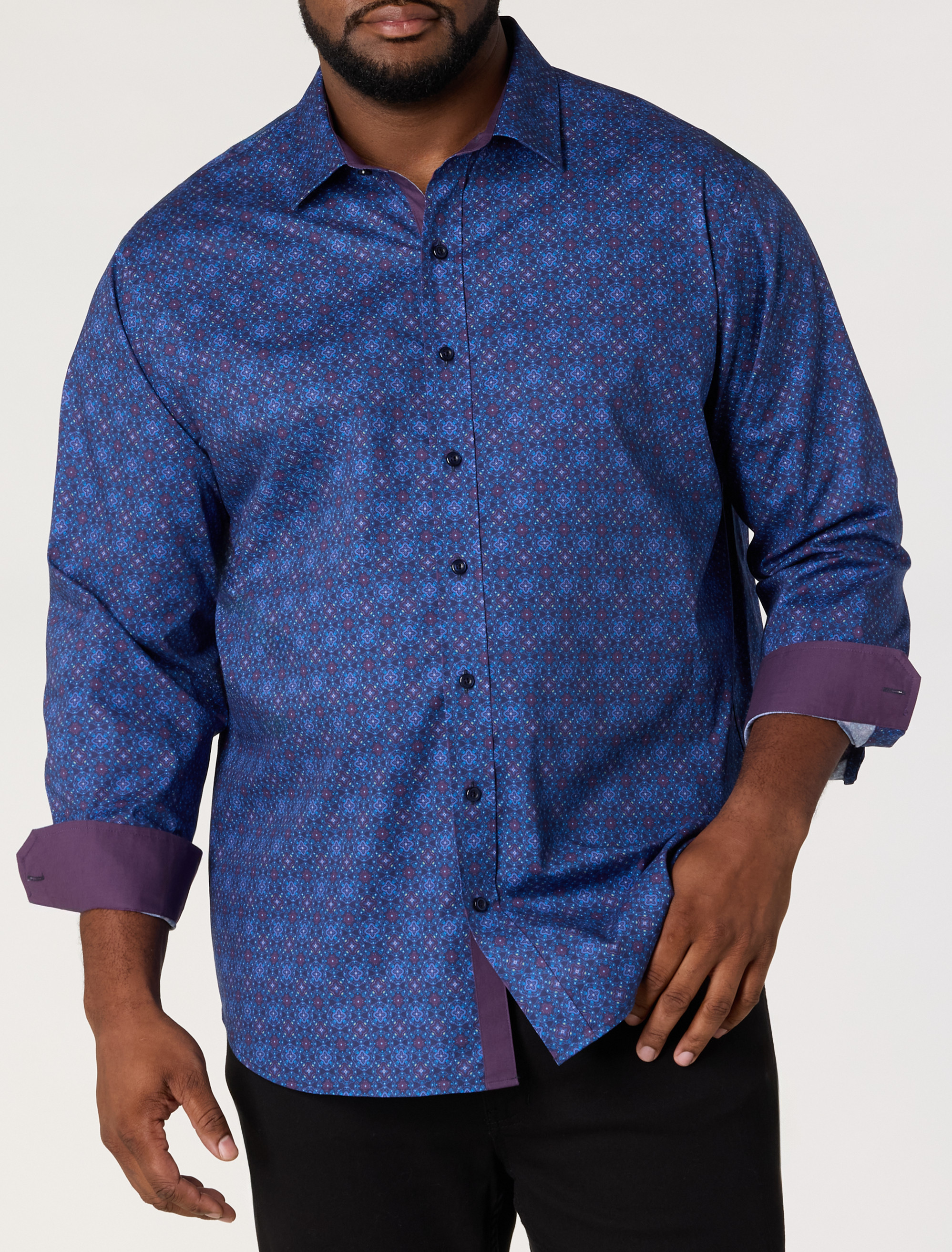 Medallion Print Sport Shirt