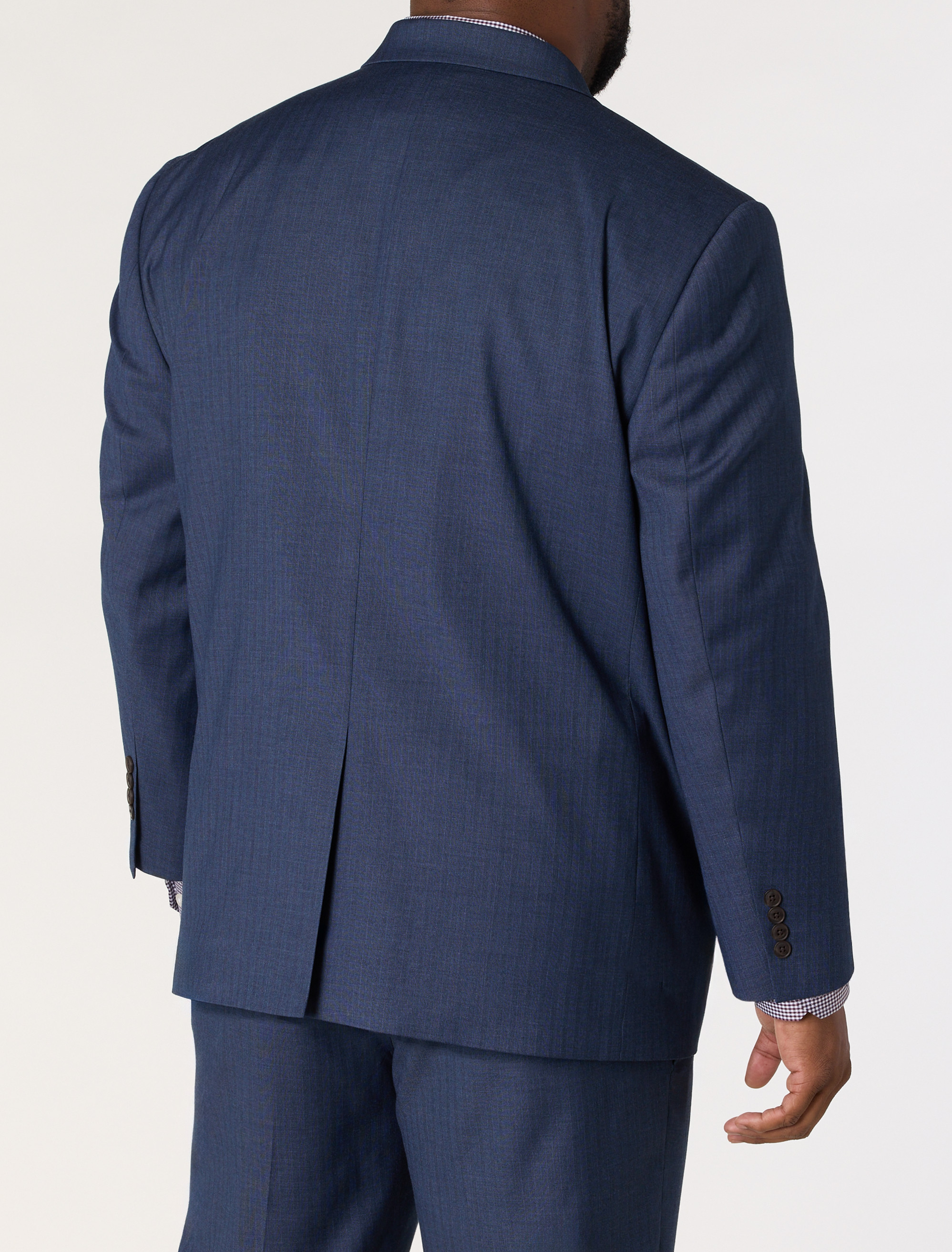 Jacket Relaxer Herringbone Pinstripe Suit