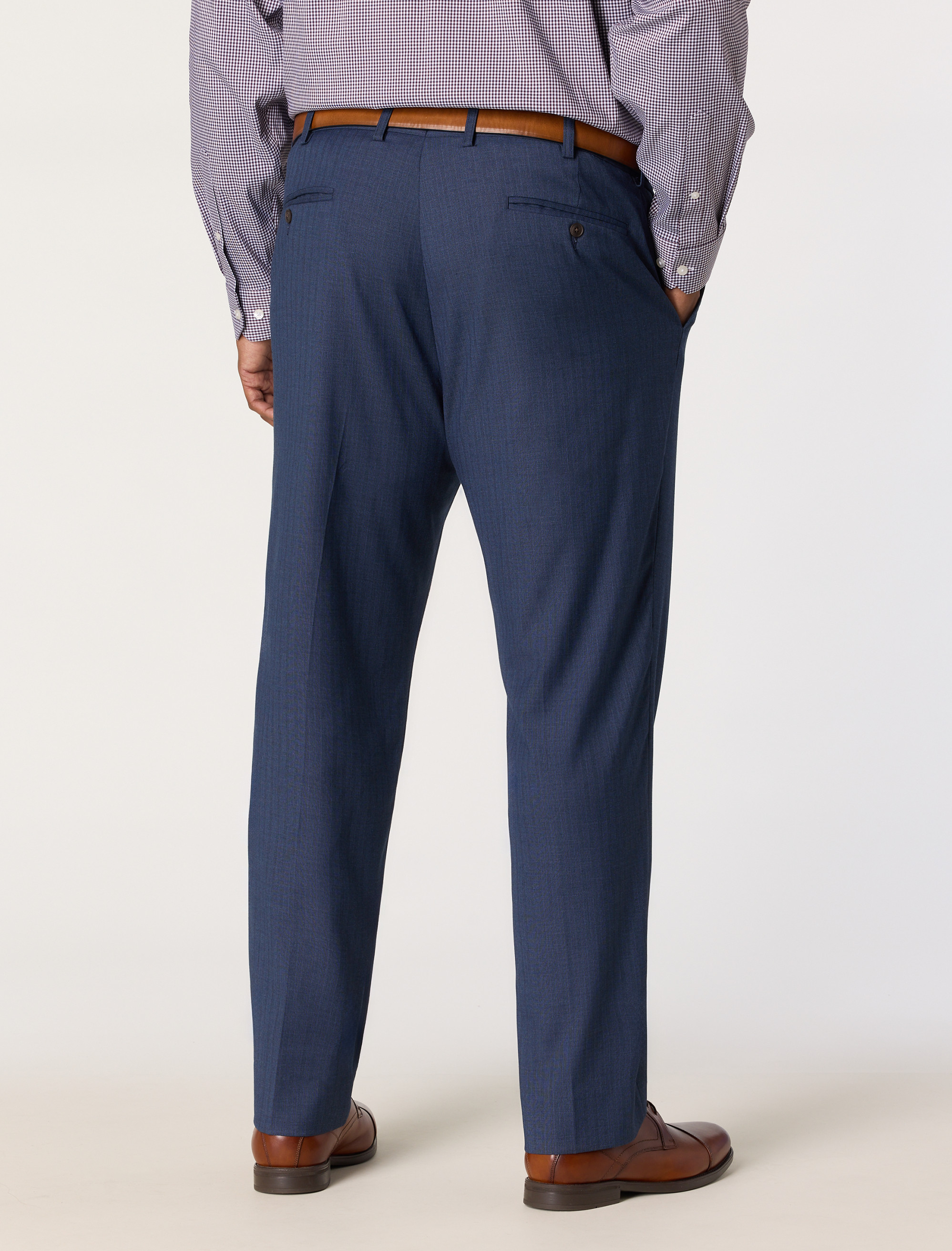 Waist Relaxer Herringbone Pinstripe Suit Pants