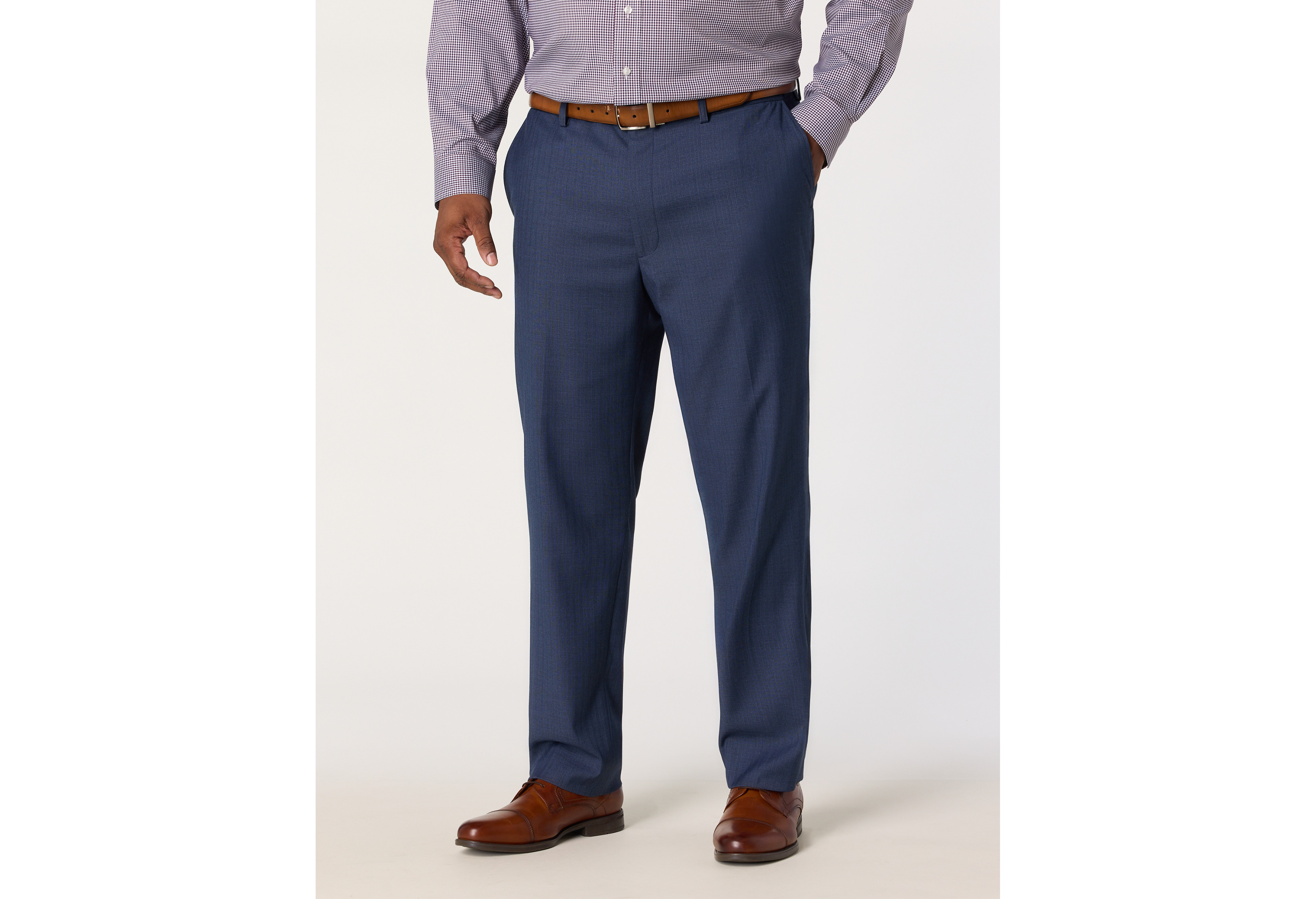 Waist Relaxer Herringbone Pinstripe Suit Pants