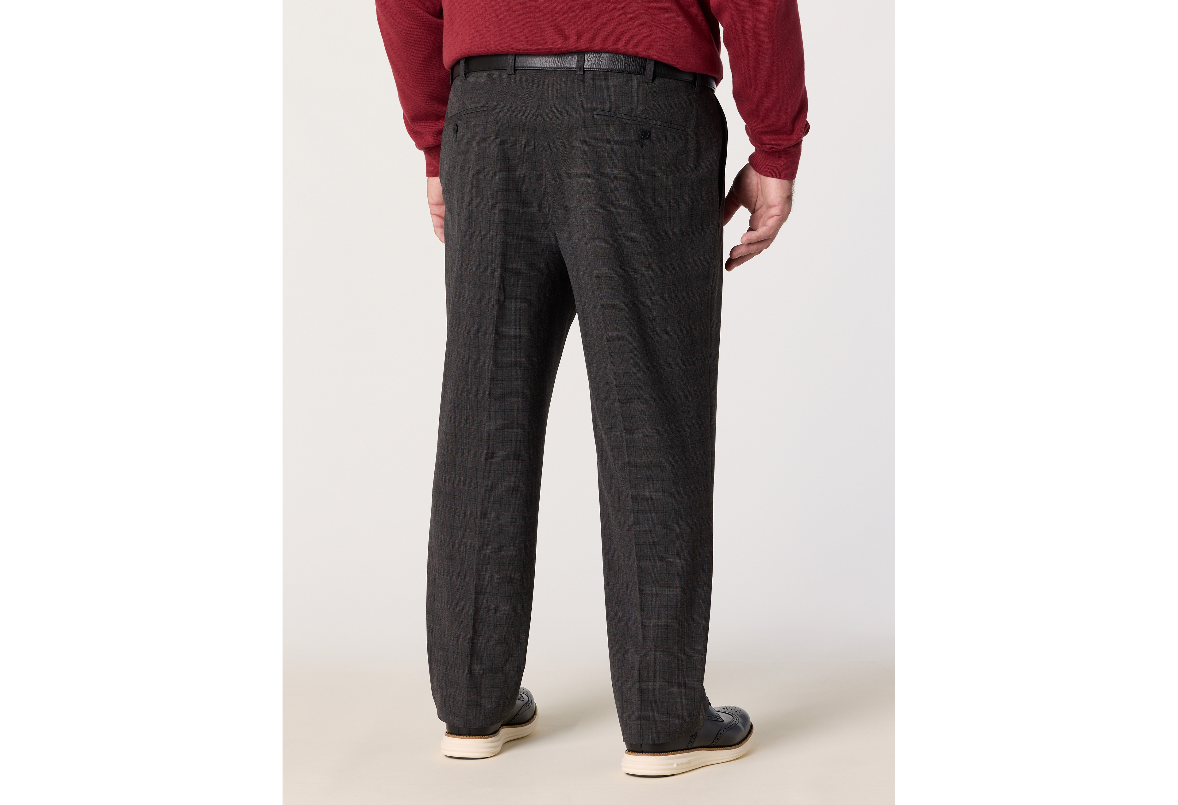 Windowpane Suit Pants
