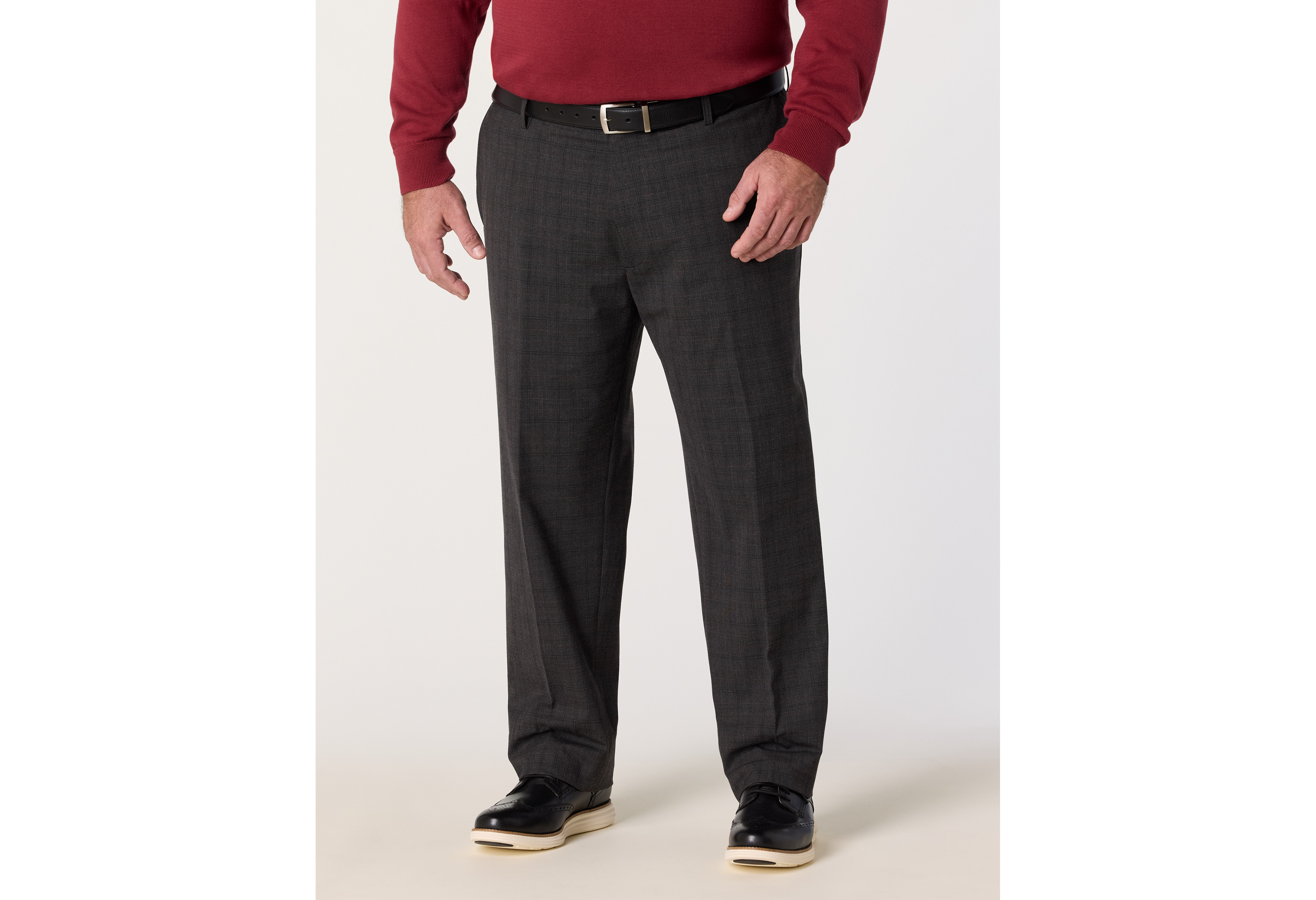 Windowpane Suit Pants