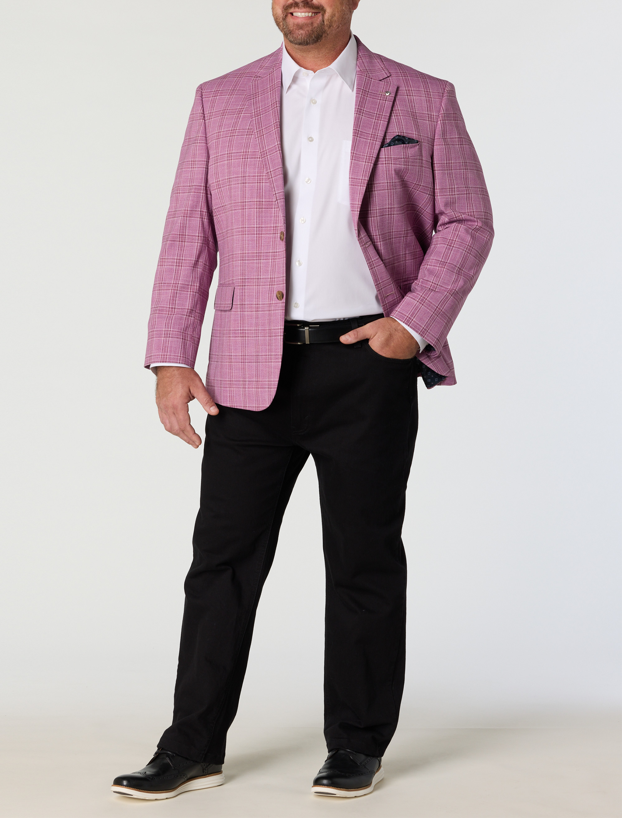 Vibrant Plaid Sport Coat