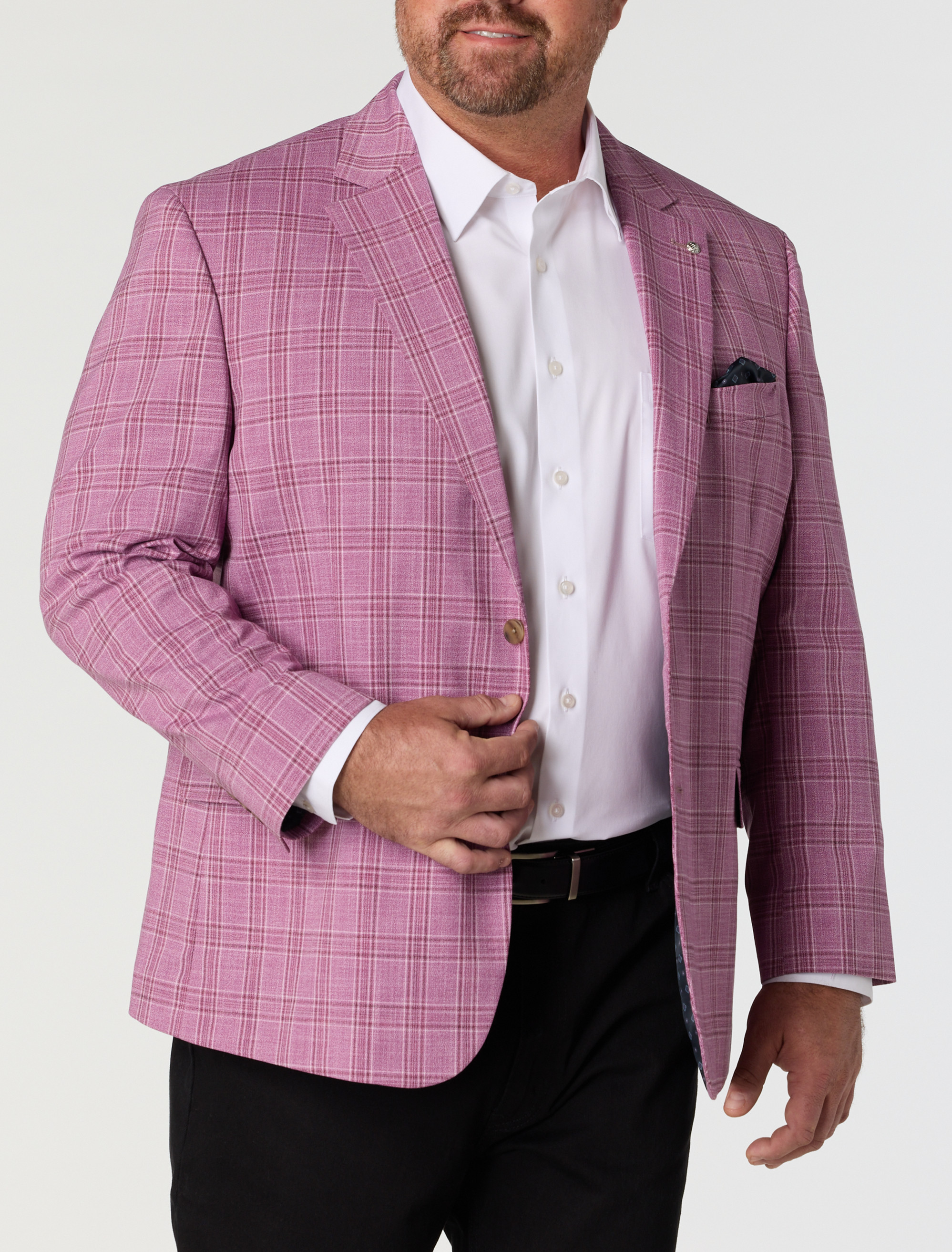 Vibrant Plaid Sport Coat