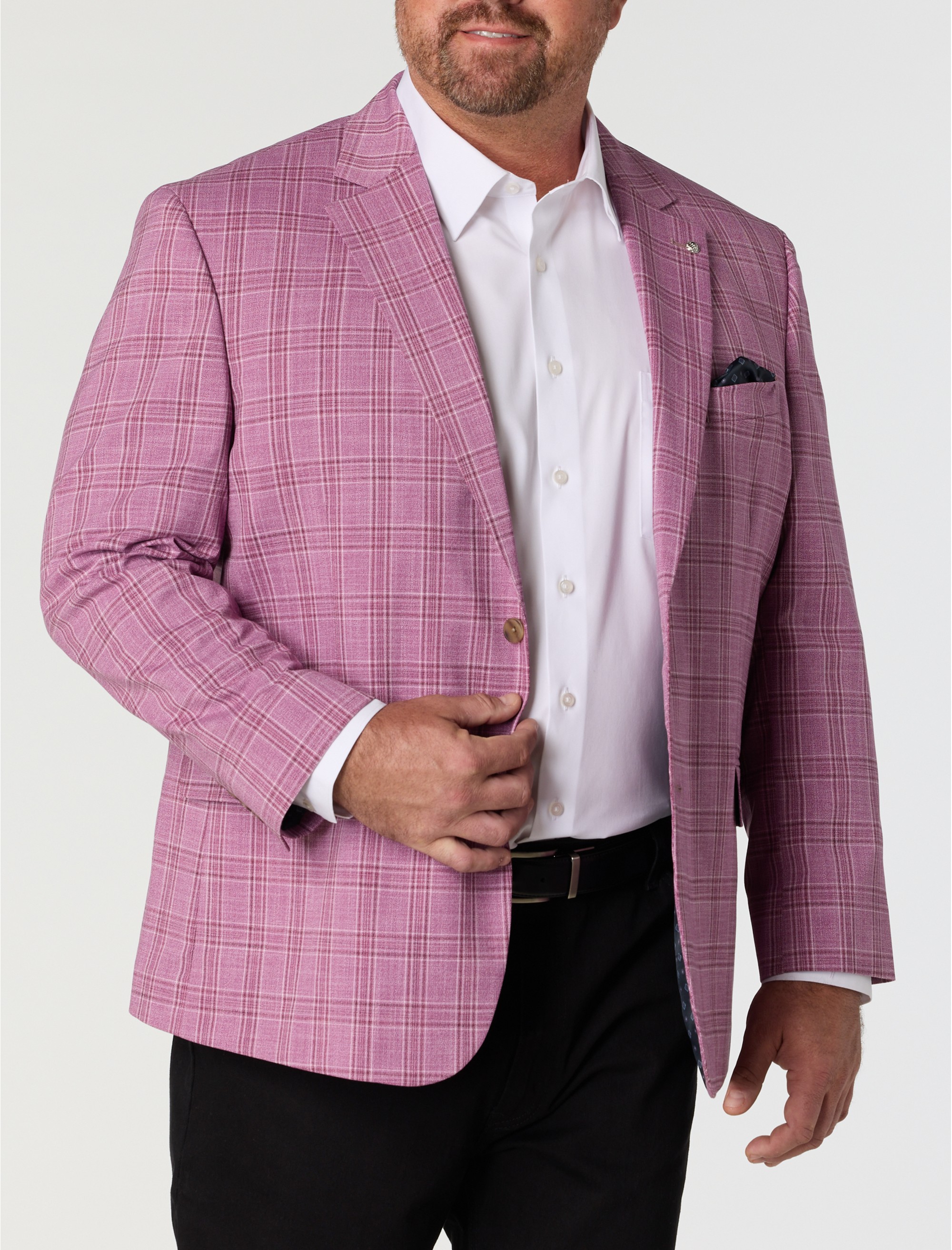 Vibrant Plaid Sport Coat
