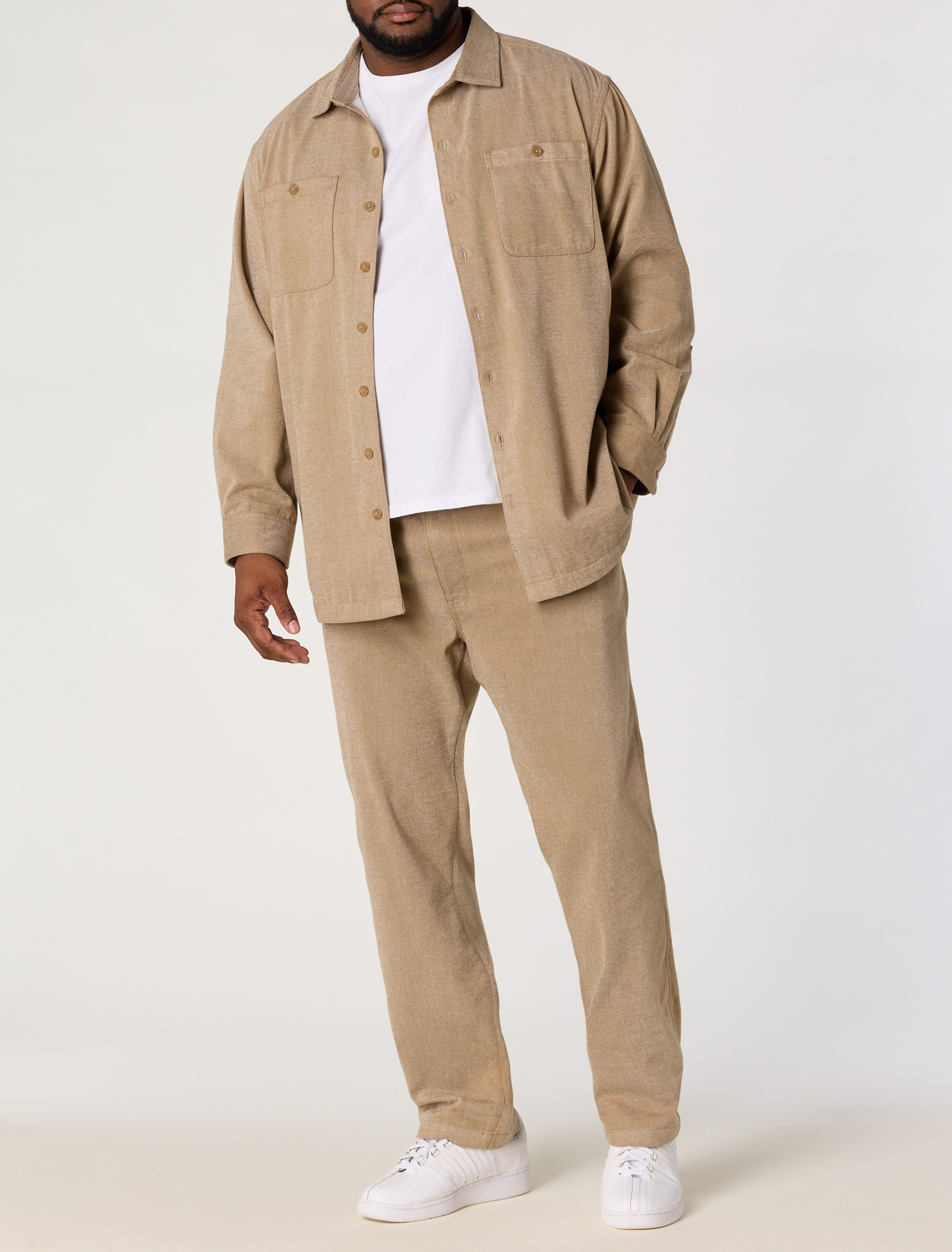 Brushed Shirt Jacket