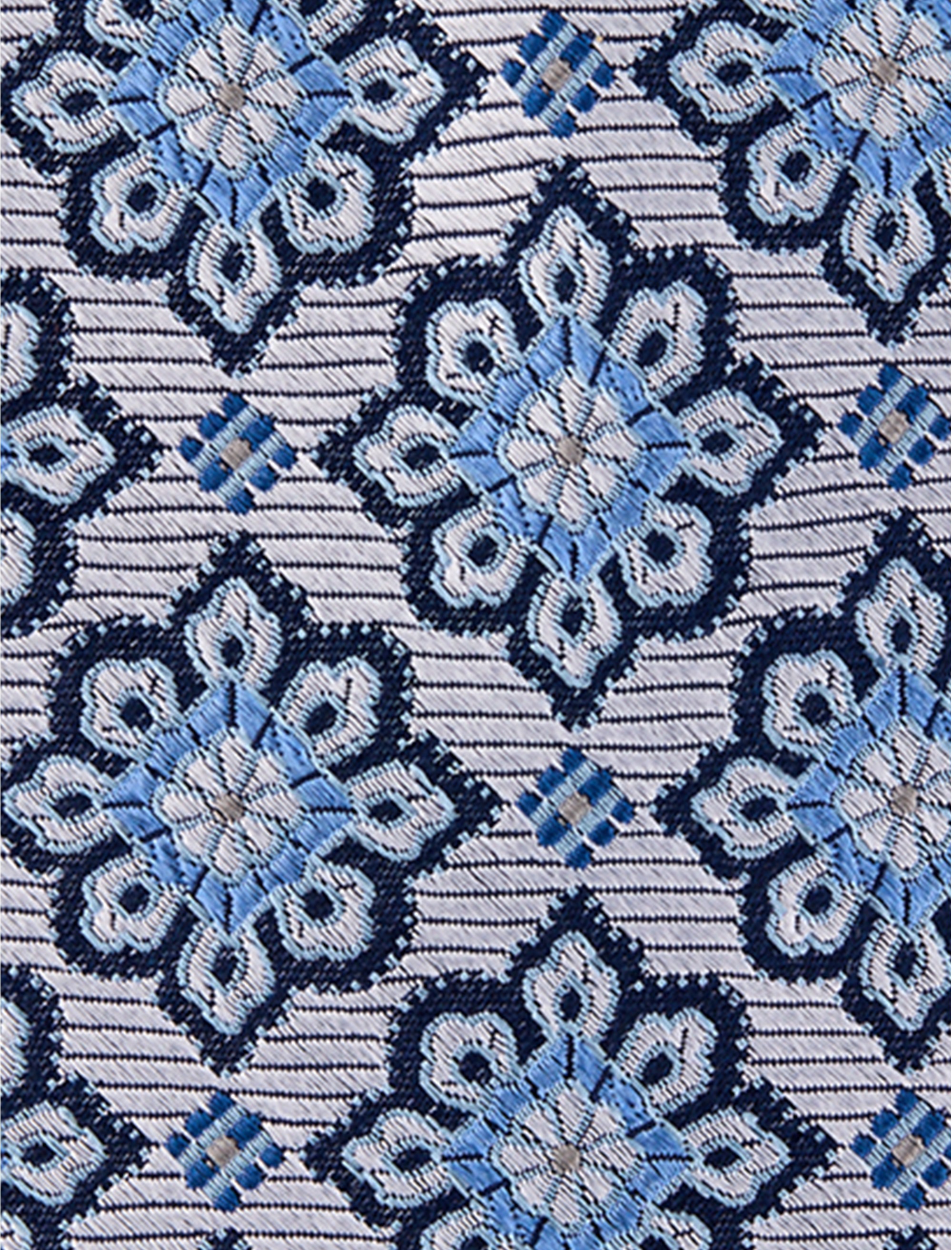 Diamond Medallion Silk Tie - thumbnail 4