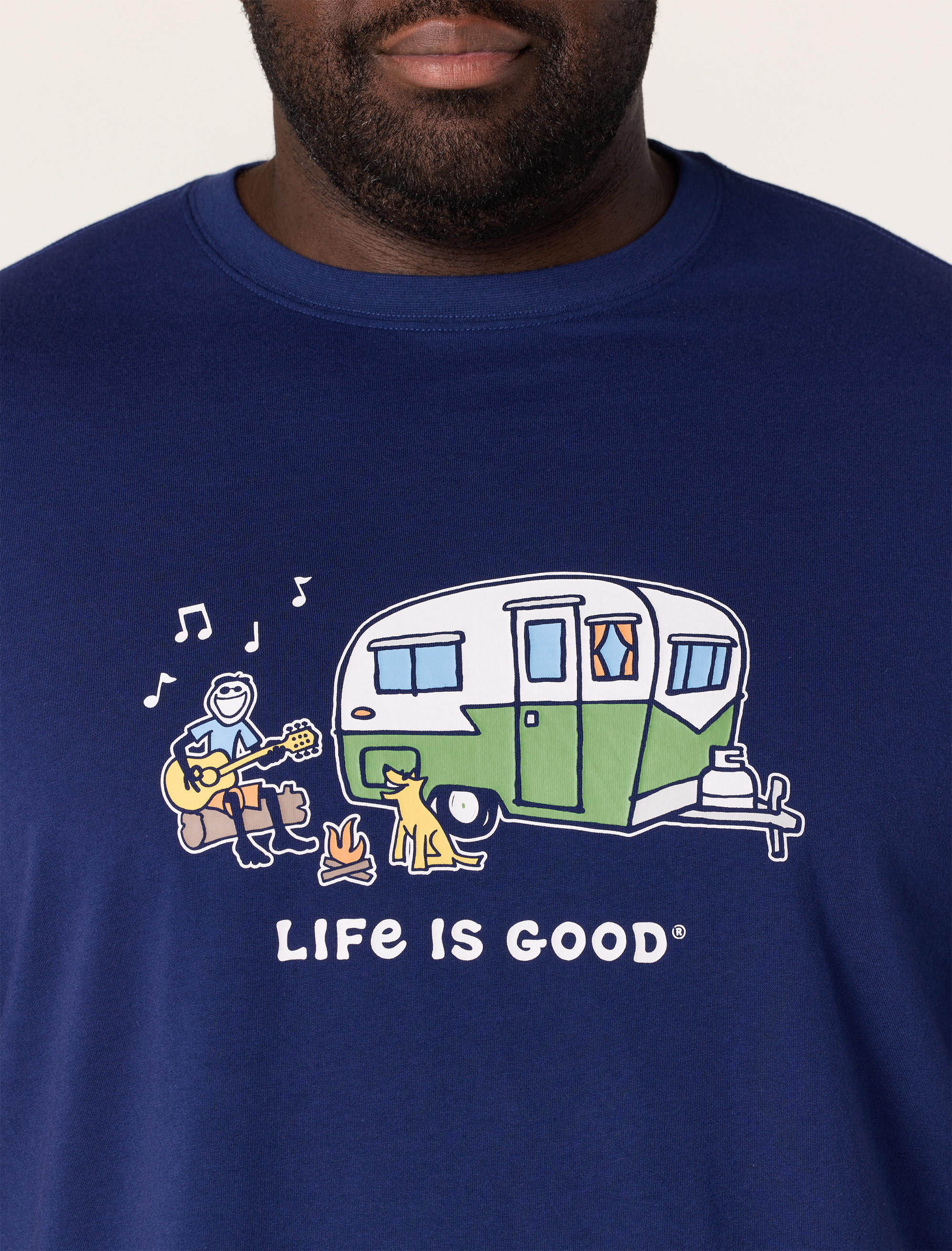 Jake and Rocket Camper Music Graphic Tee