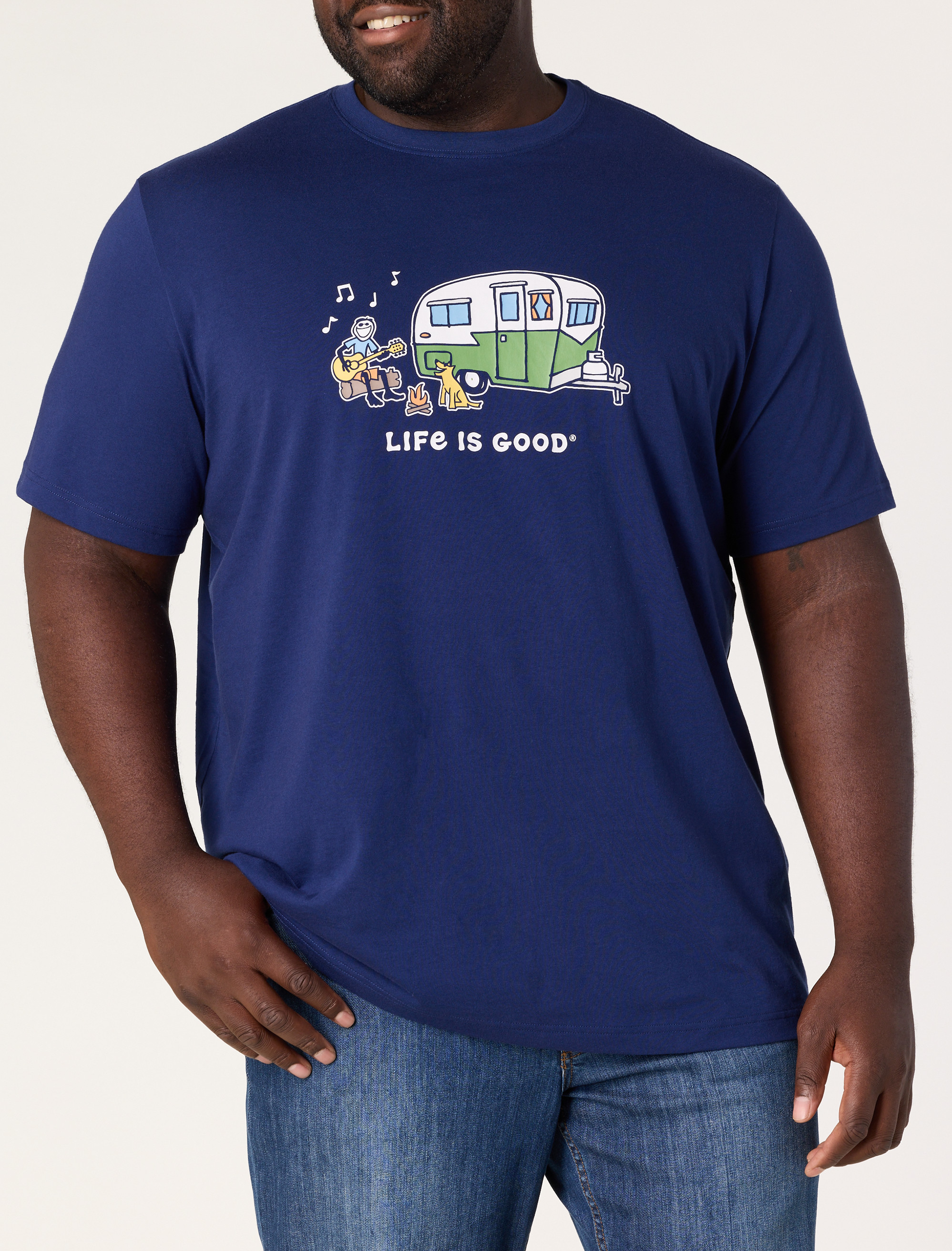 Jake and Rocket Camper Music Graphic Tee