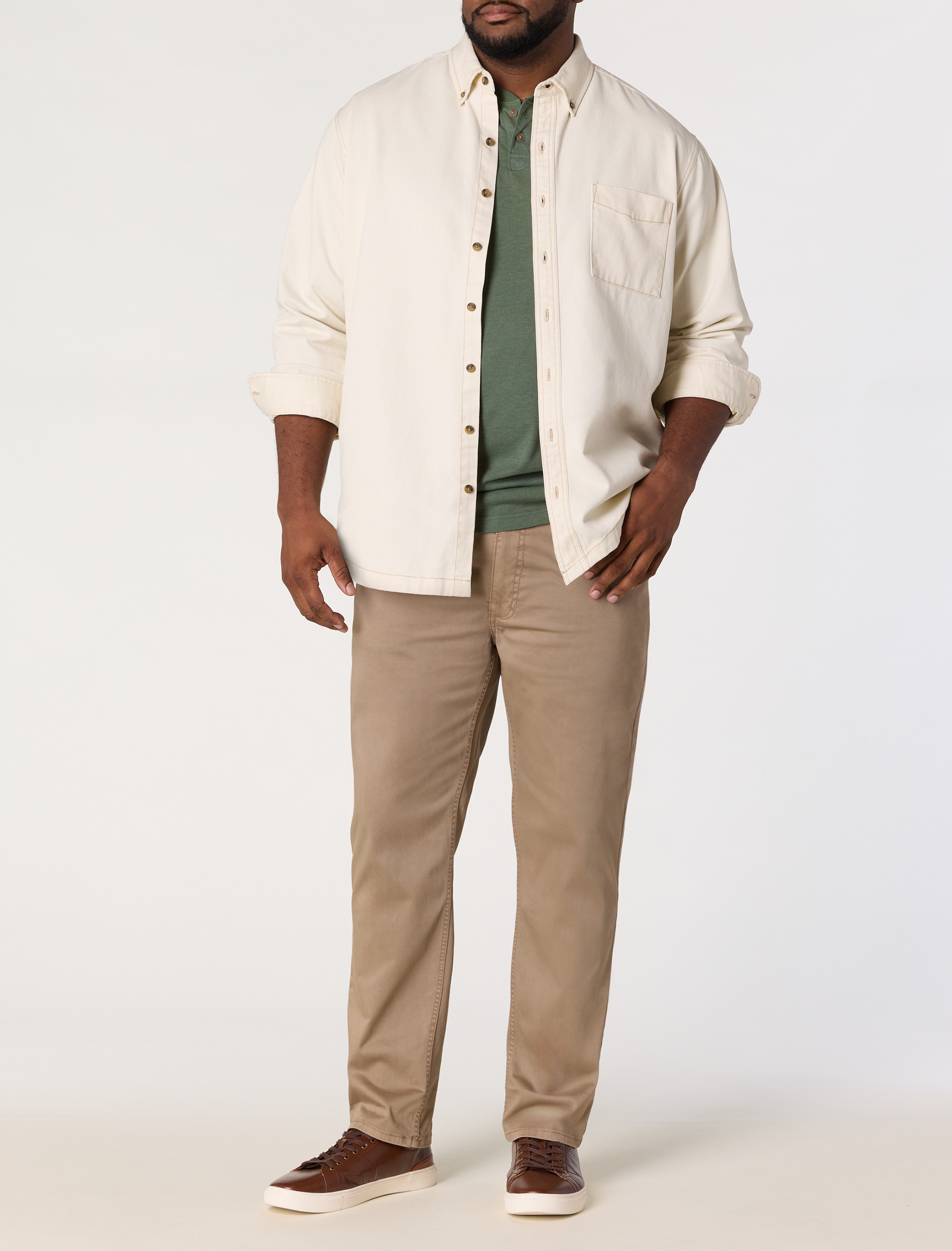 Twill Shirt Jacket