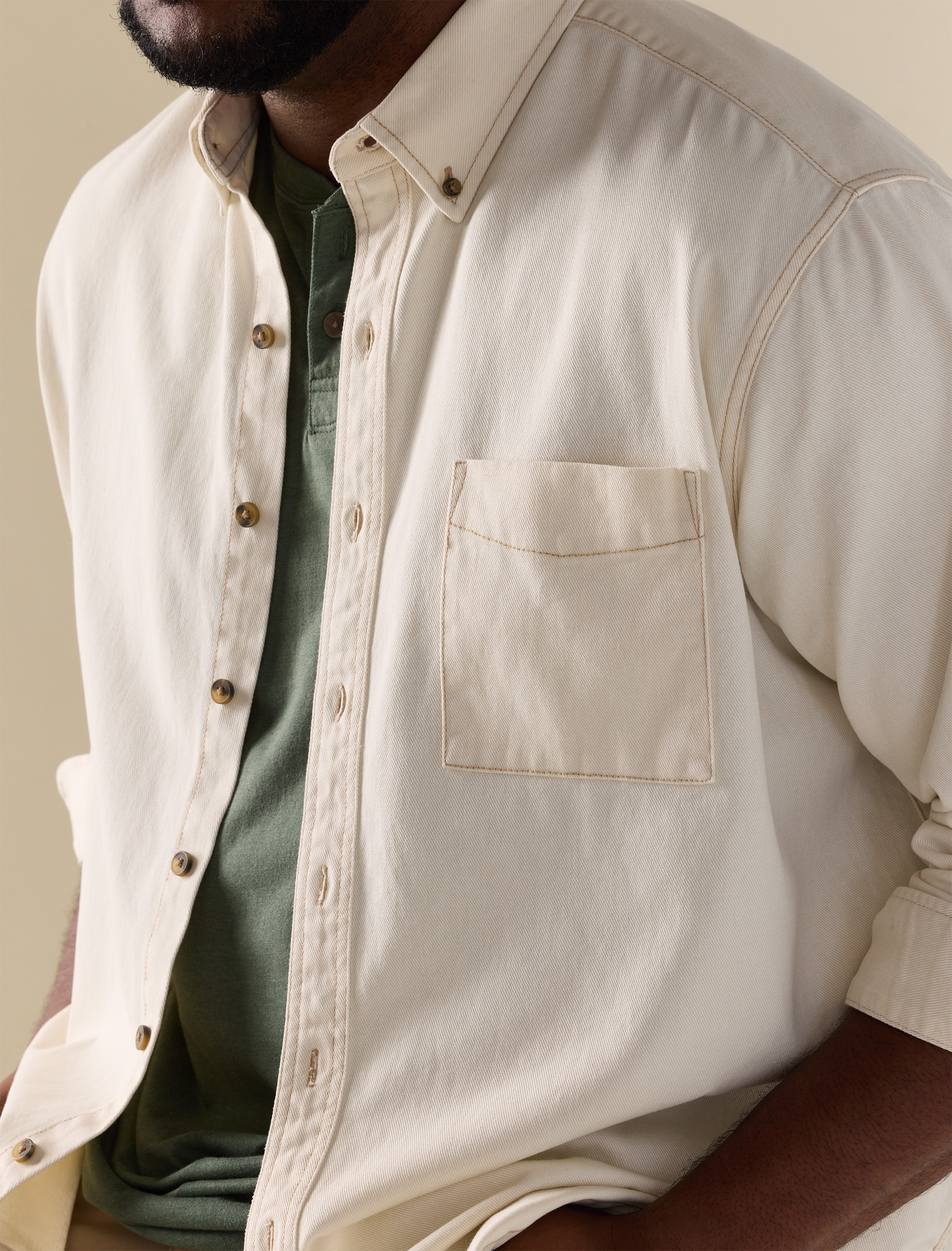 Twill Shirt Jacket