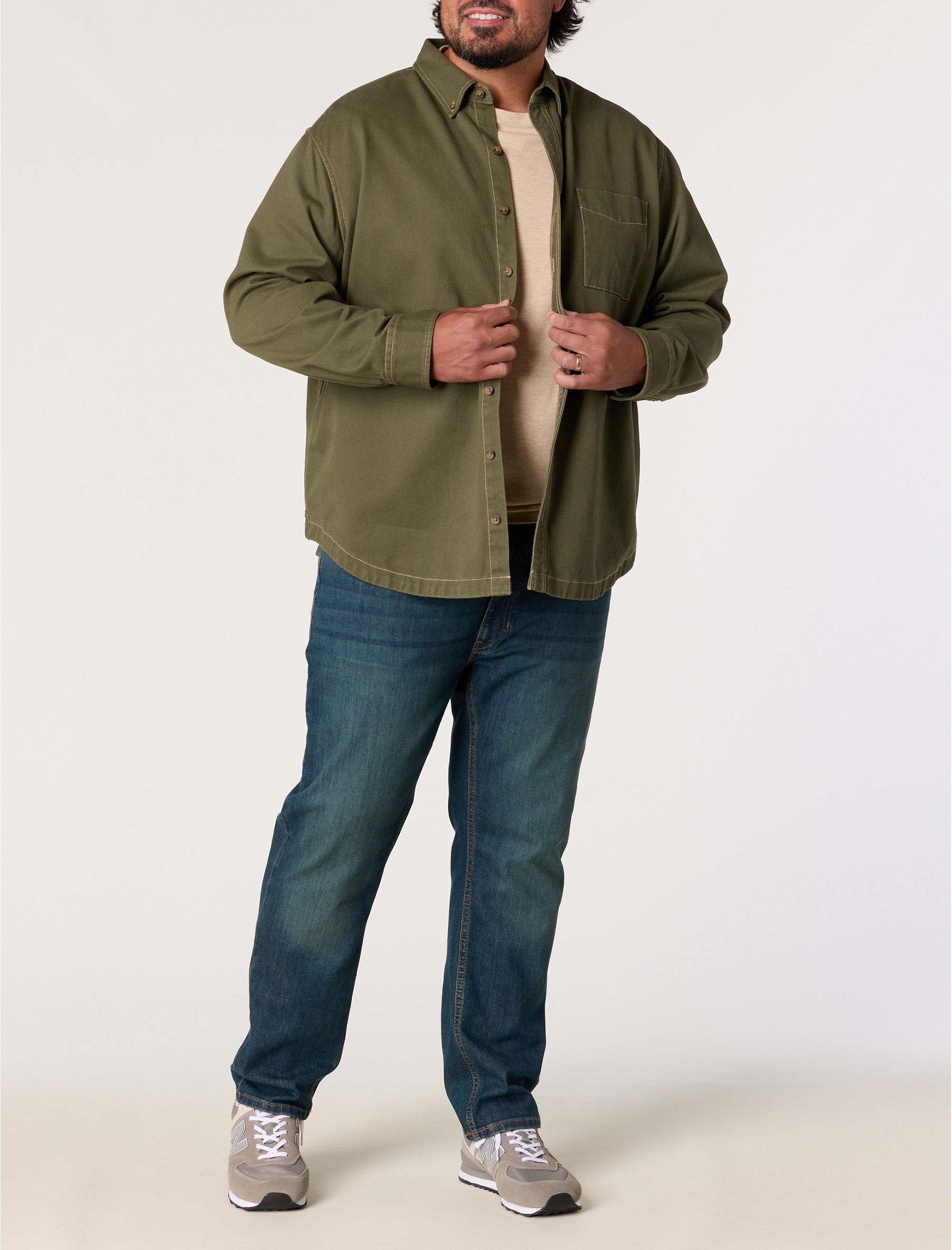 Twill Shirt Jacket - thumbnail 5