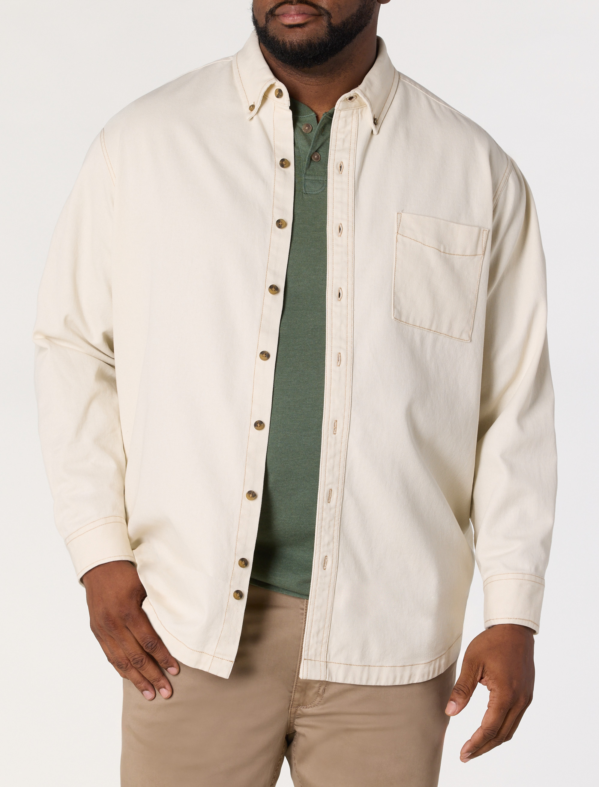 Twill Shirt Jacket
