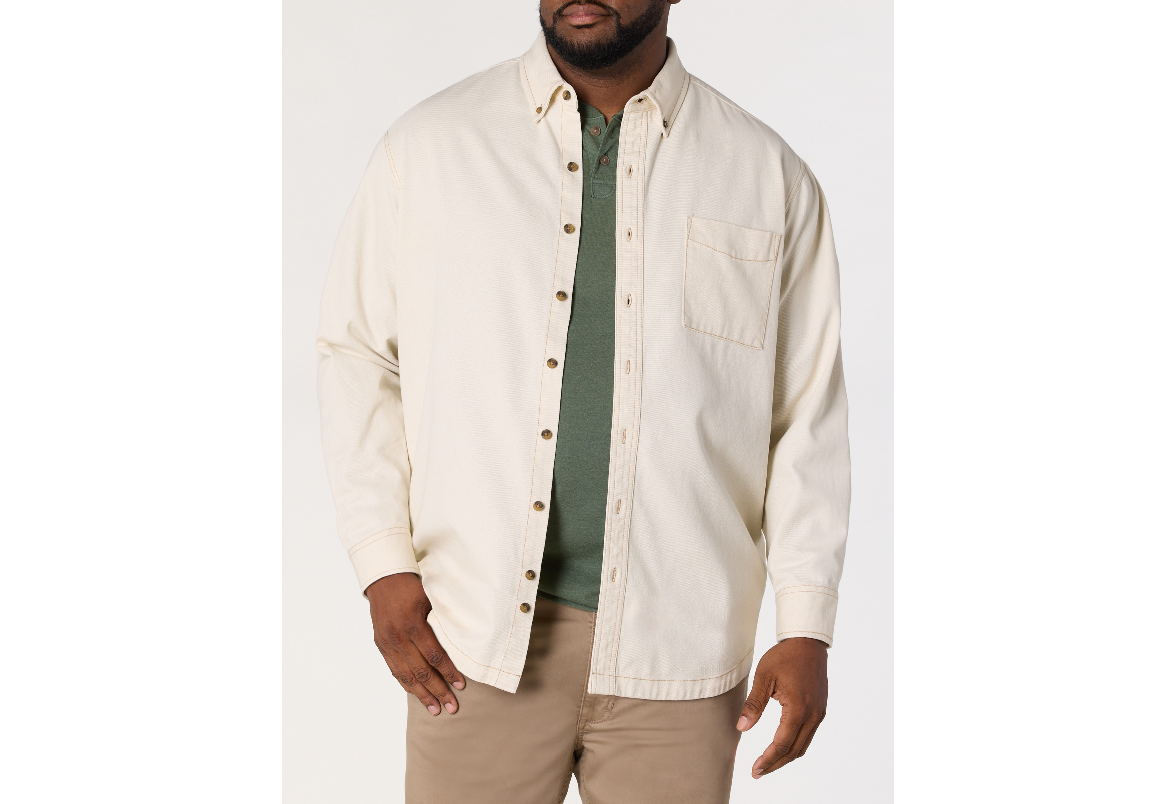 Twill Shirt Jacket