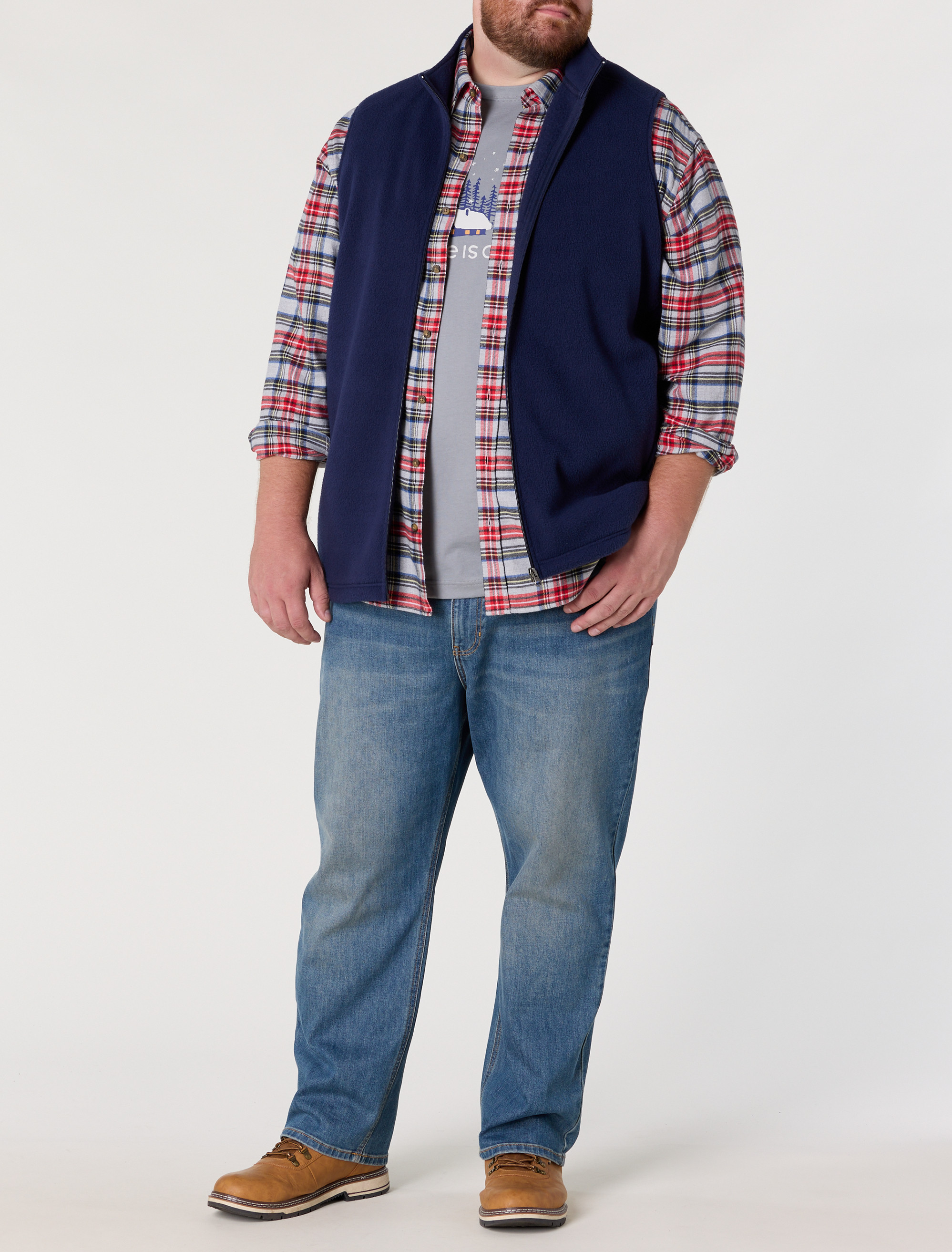 Plaid Flannel Sport Shirt