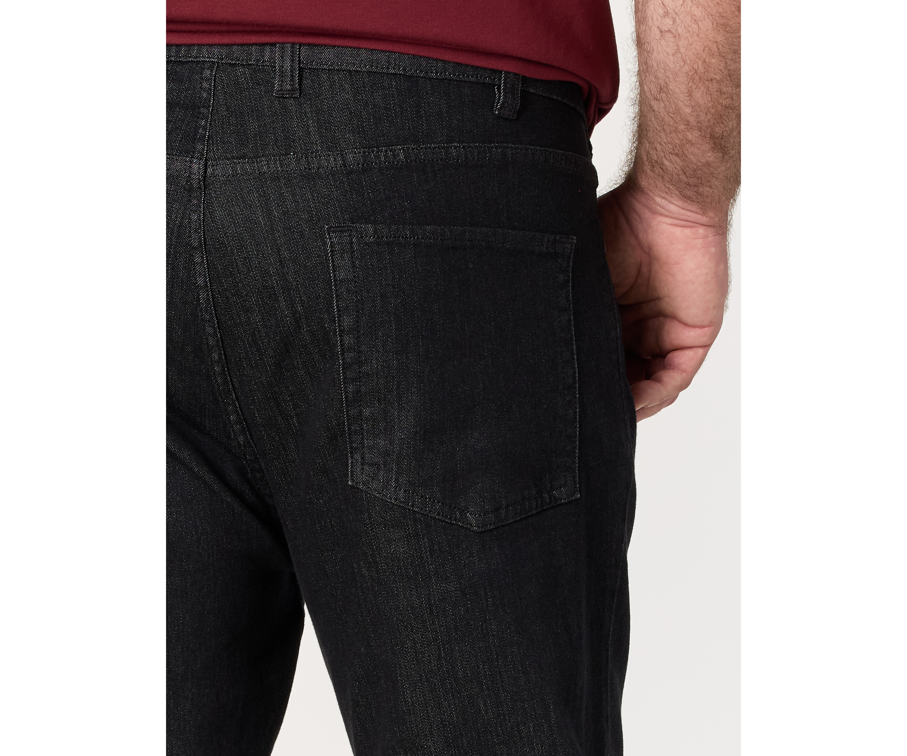 Straight-Fit Tech Jeans