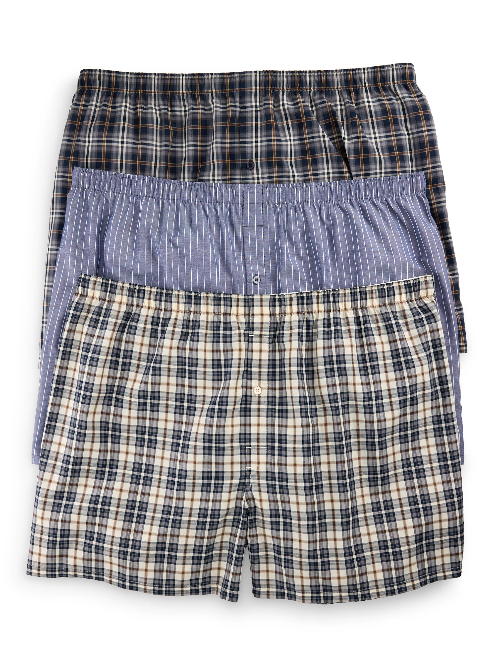 3-pk 4.5 Inch Woven Boxers