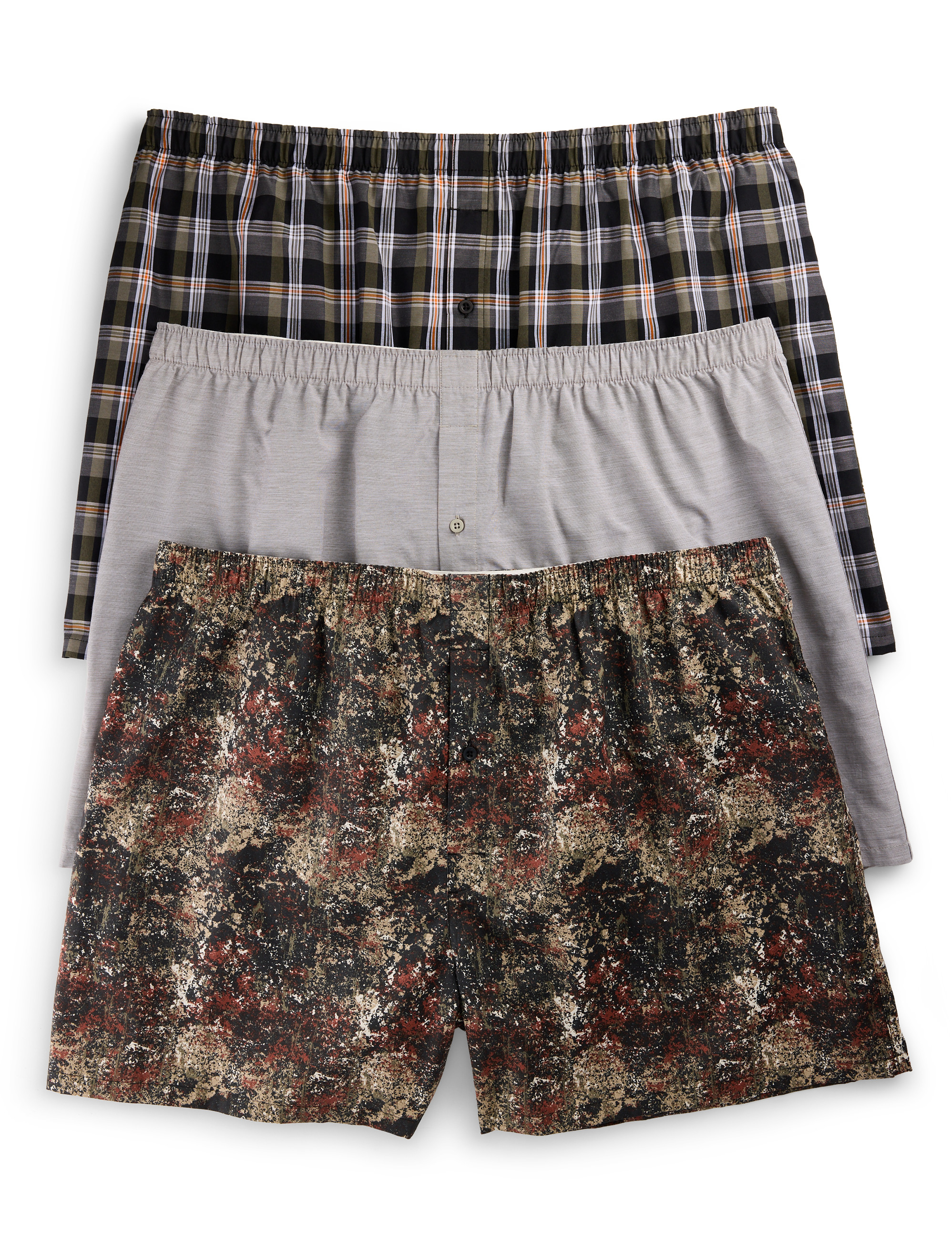 3-pk 4.5 Inch Woven Boxers