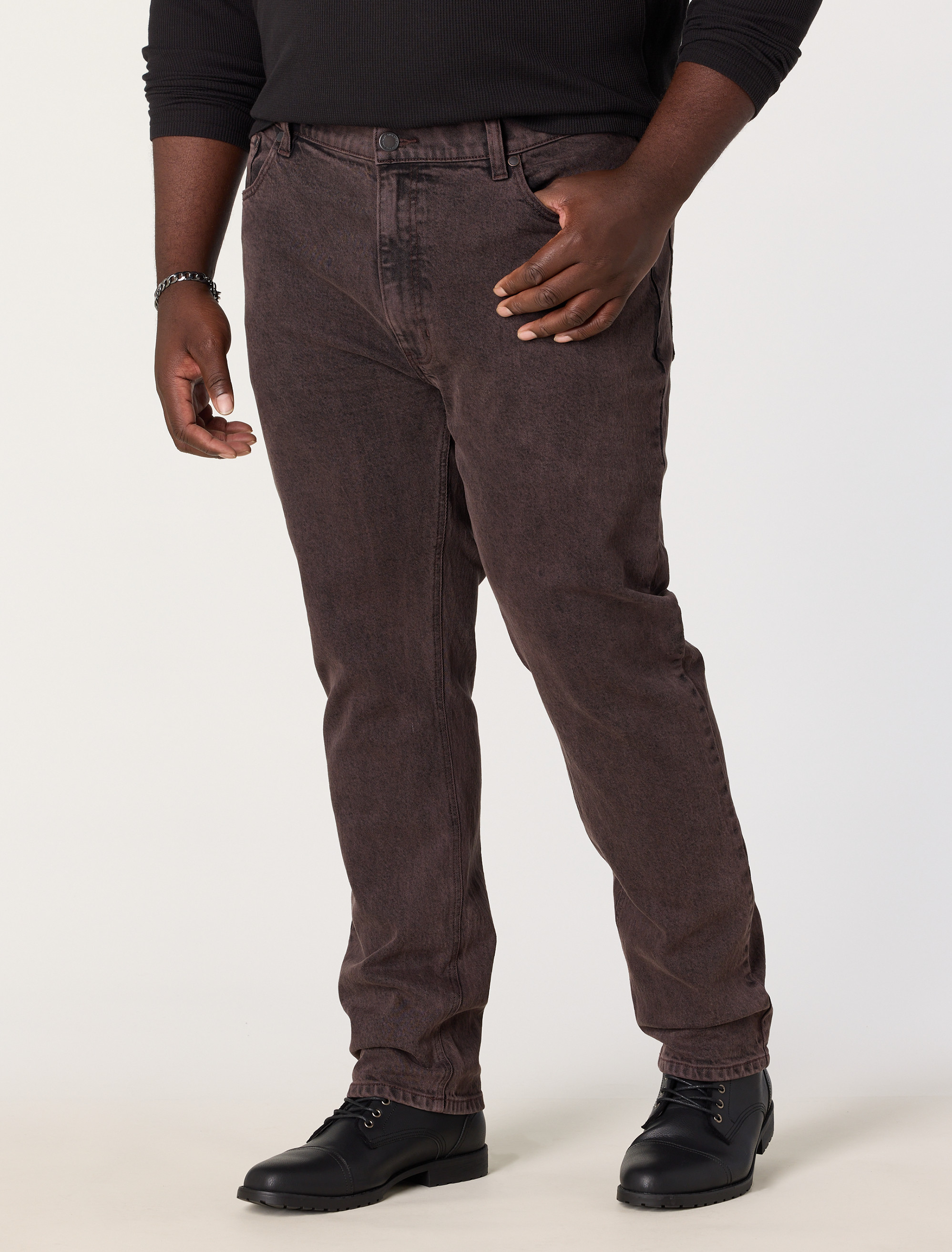 Overdye Tapered-Fit Jeans