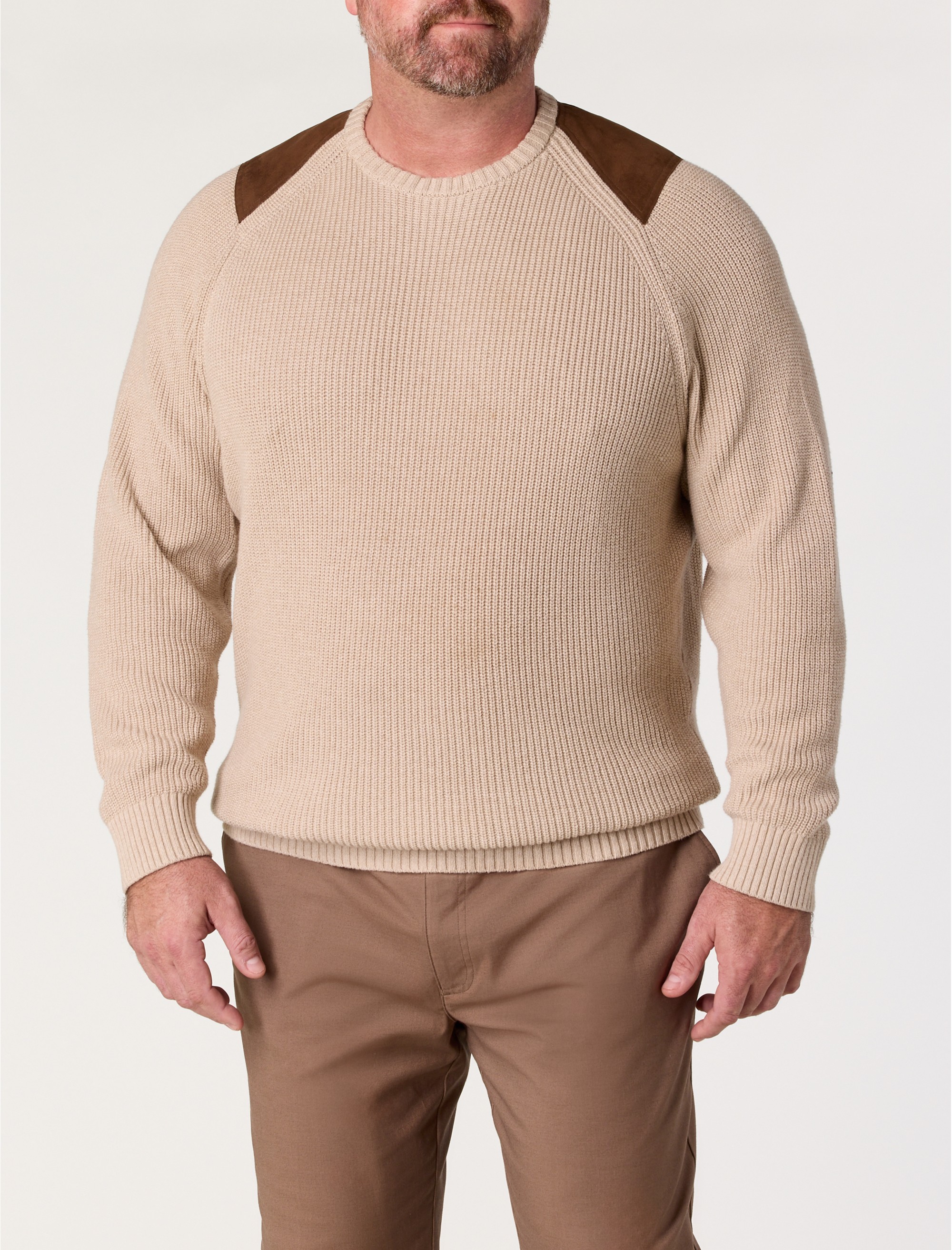 Crewneck Patch Sweater - thumbnail 2